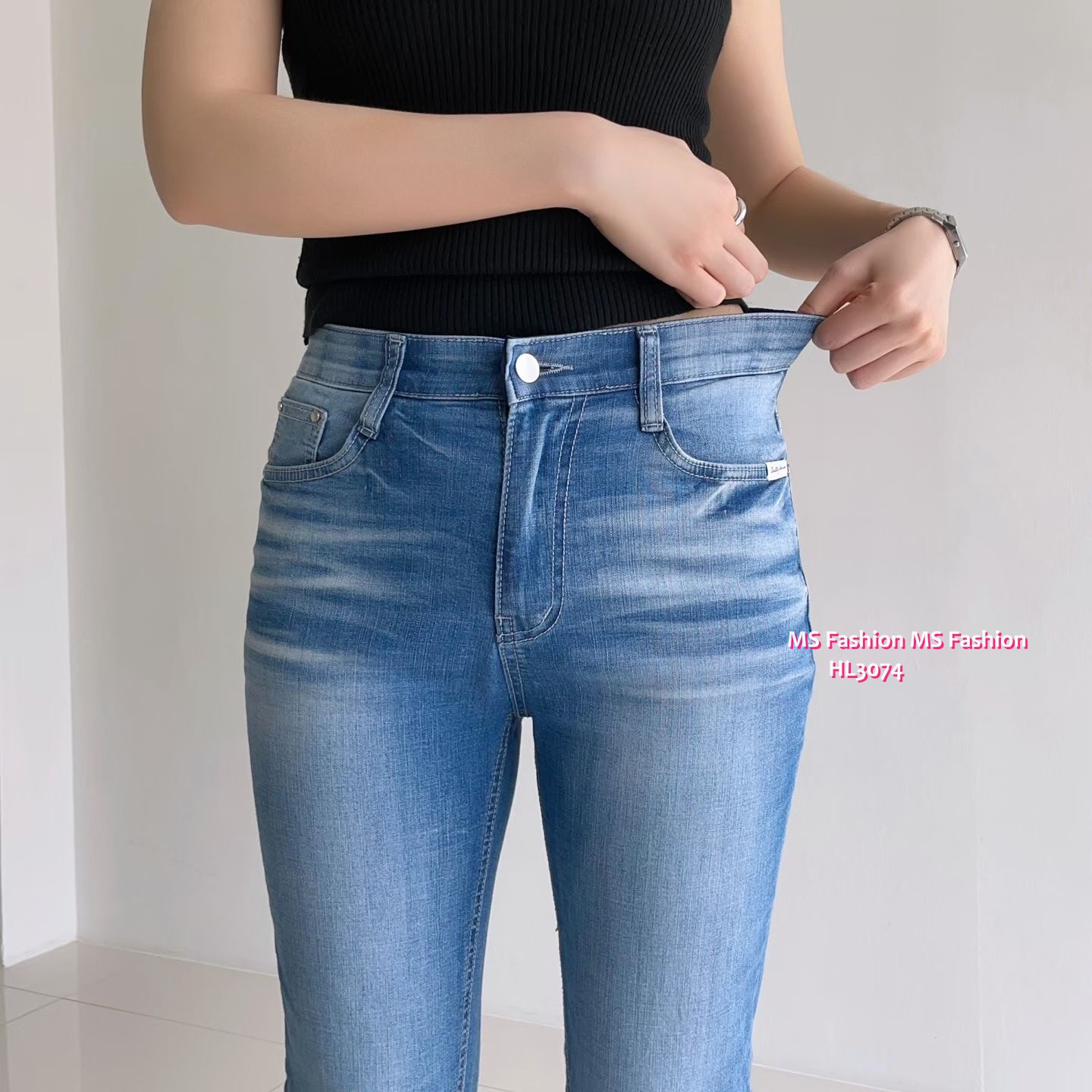 HL3074 韓國🌼Howluk靚洗水腳開叉直腳牛