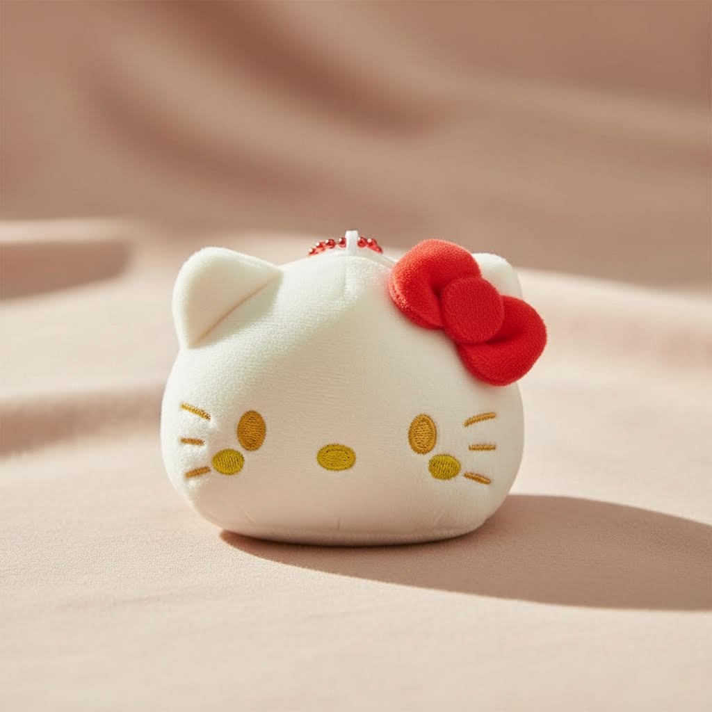 Sanrio - 公仔掛飾 (中華包子Hello Kitty款)