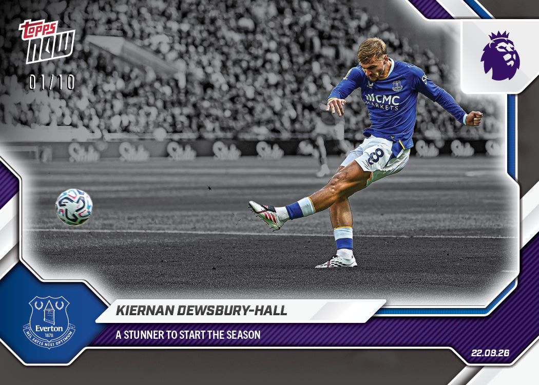 Kiernan Dewsbury-Hall - 2026/27 Premier League Topps NOW® #6 開季入球【團購】