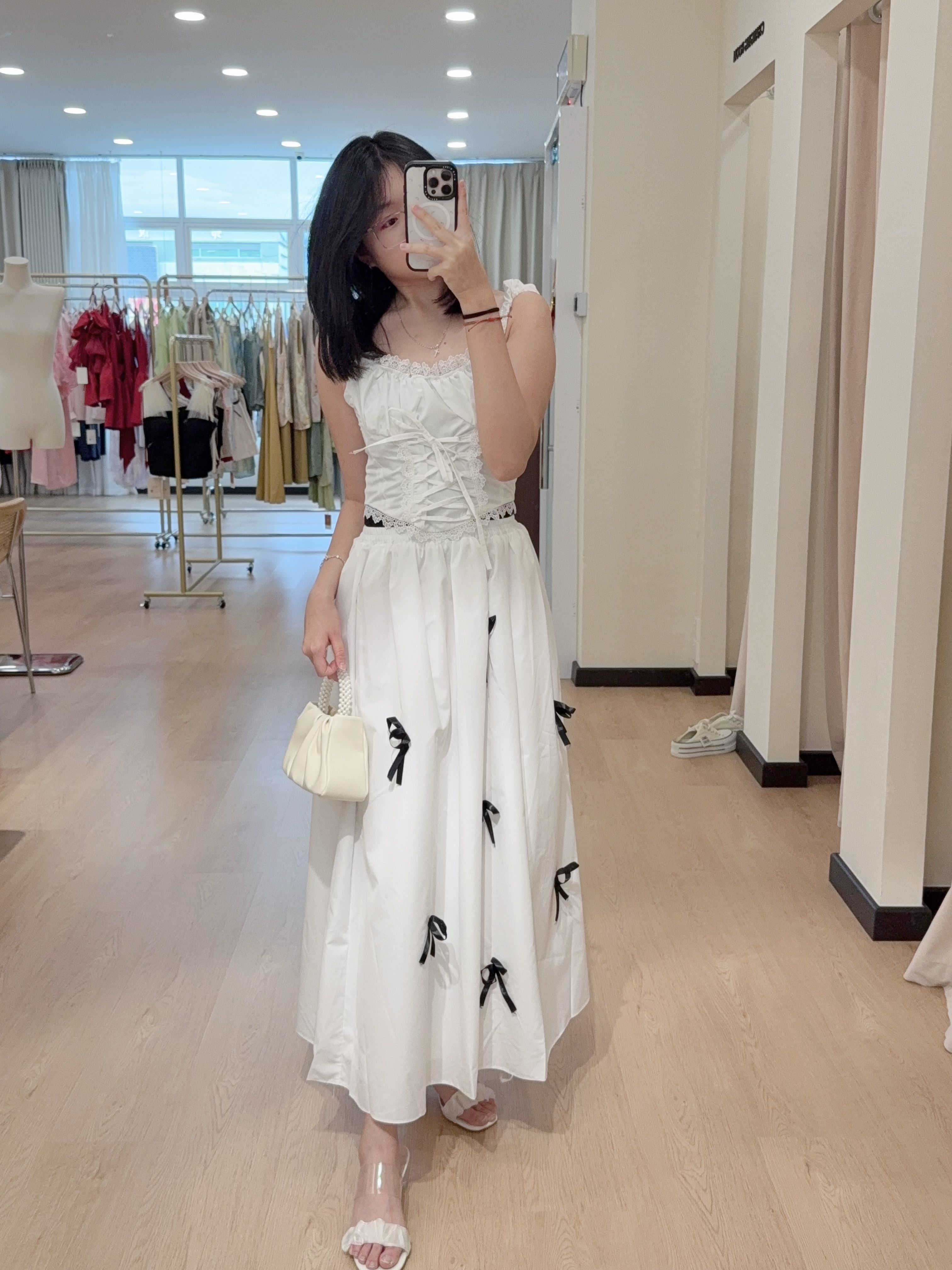 368泡泡袖两件套