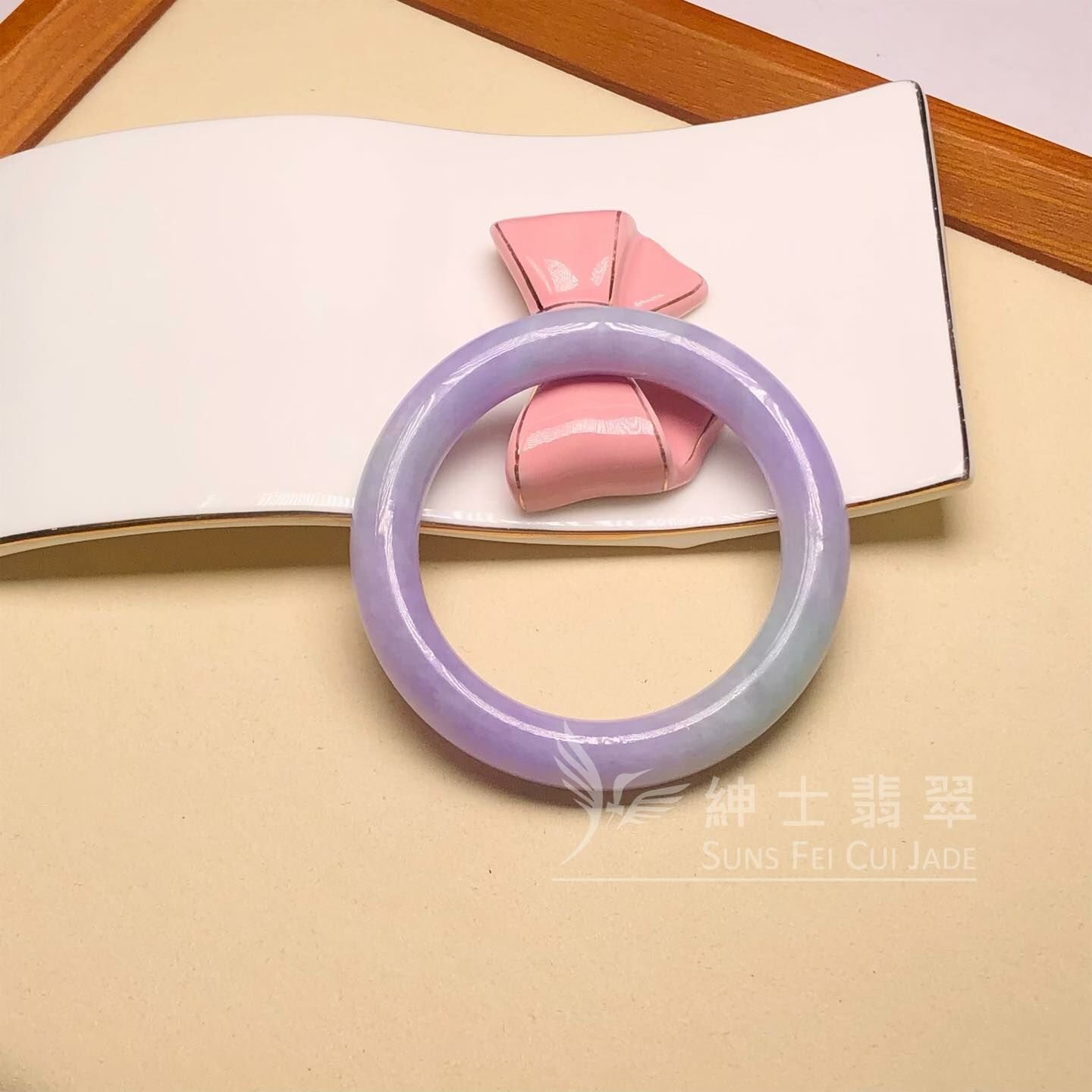 木那濃紫春彩圓鐲52.6mm