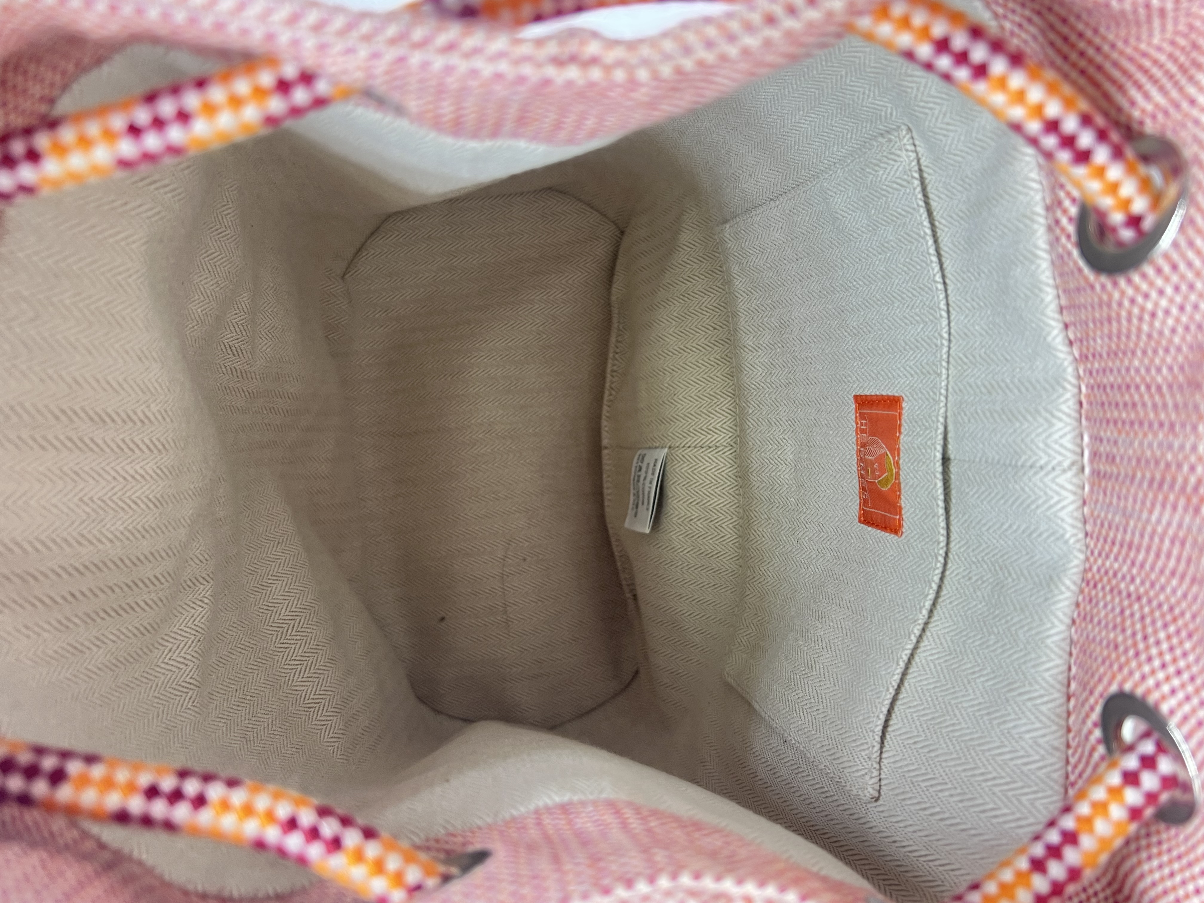 Pre-Owned HERMÉS Les Cabanes Canvas Backpack / Product Code: 26051912