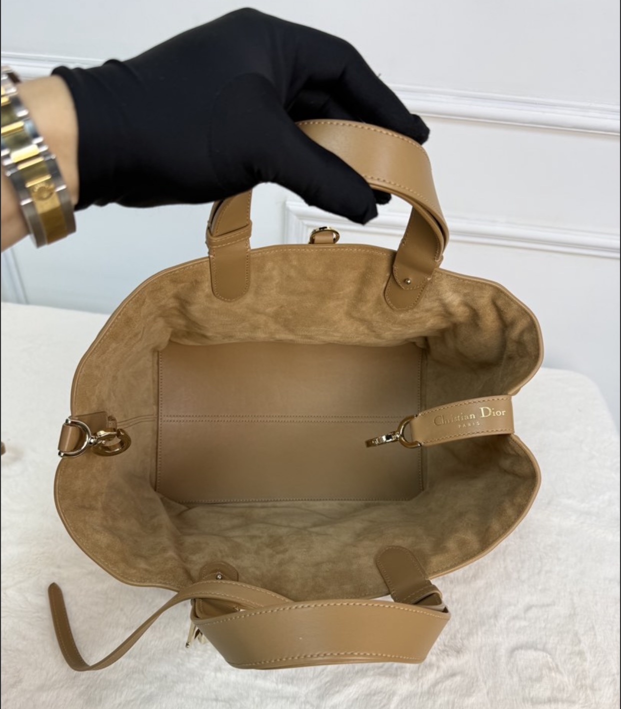 blackpink jisoo同款❤️‍🔥DIOR Toujours土著包 中號 子母袋款