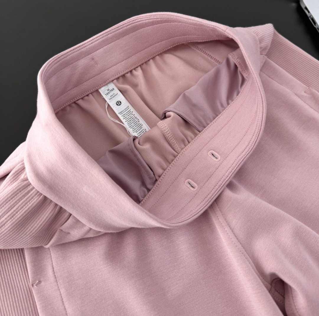 Lululemon Contrast-Ribbed Softstreme 羅紋闊腳開衩褲