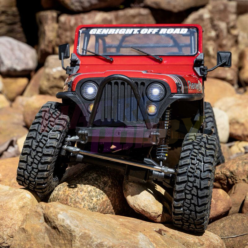 Axial 1/10 SCX10 III Jeep CJ-7 Red AXI03008V2T1 #0111196