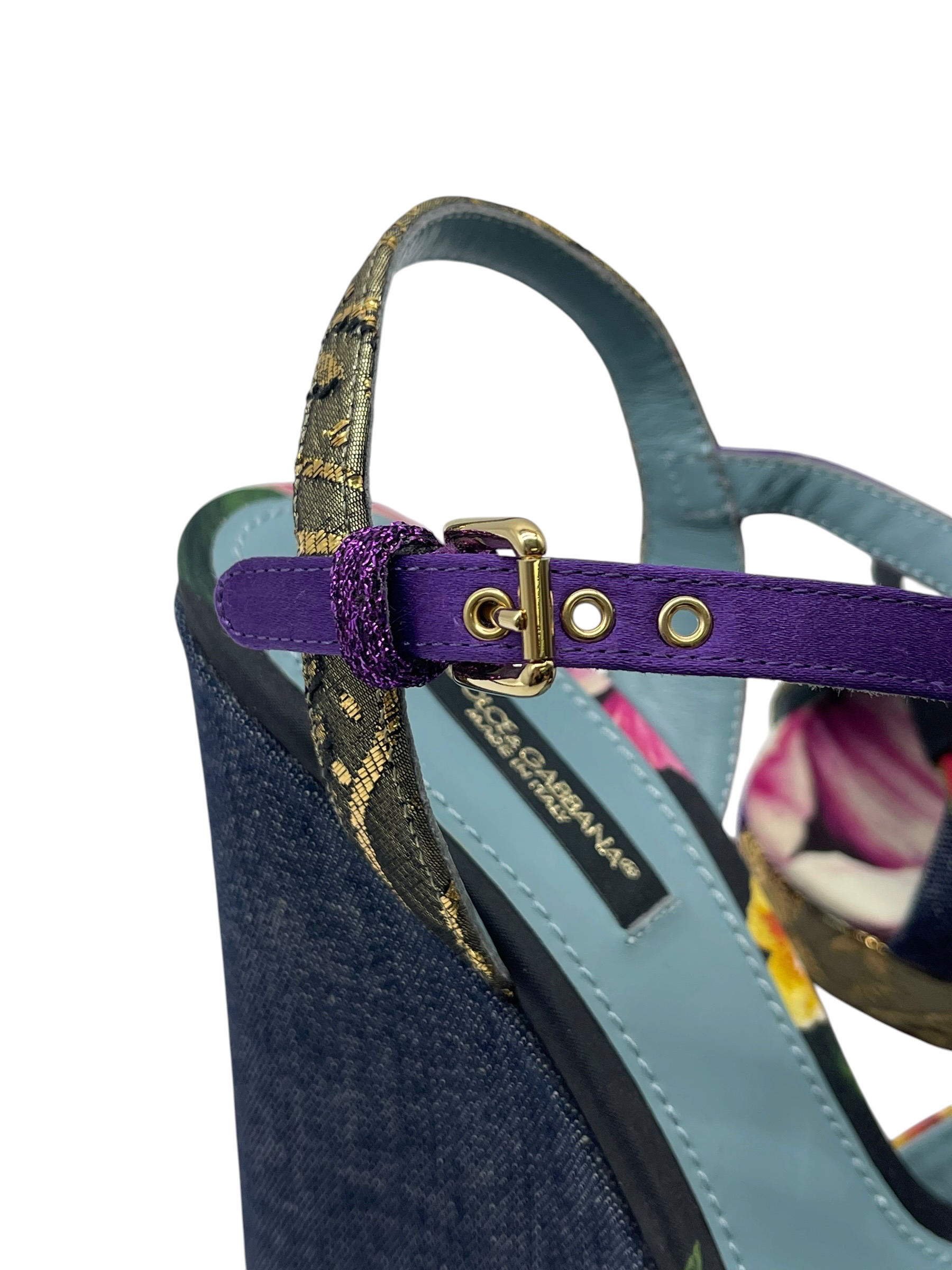 Pre-owned Dolce & Gabbana Patchwork Wedge / Product Code: 070806