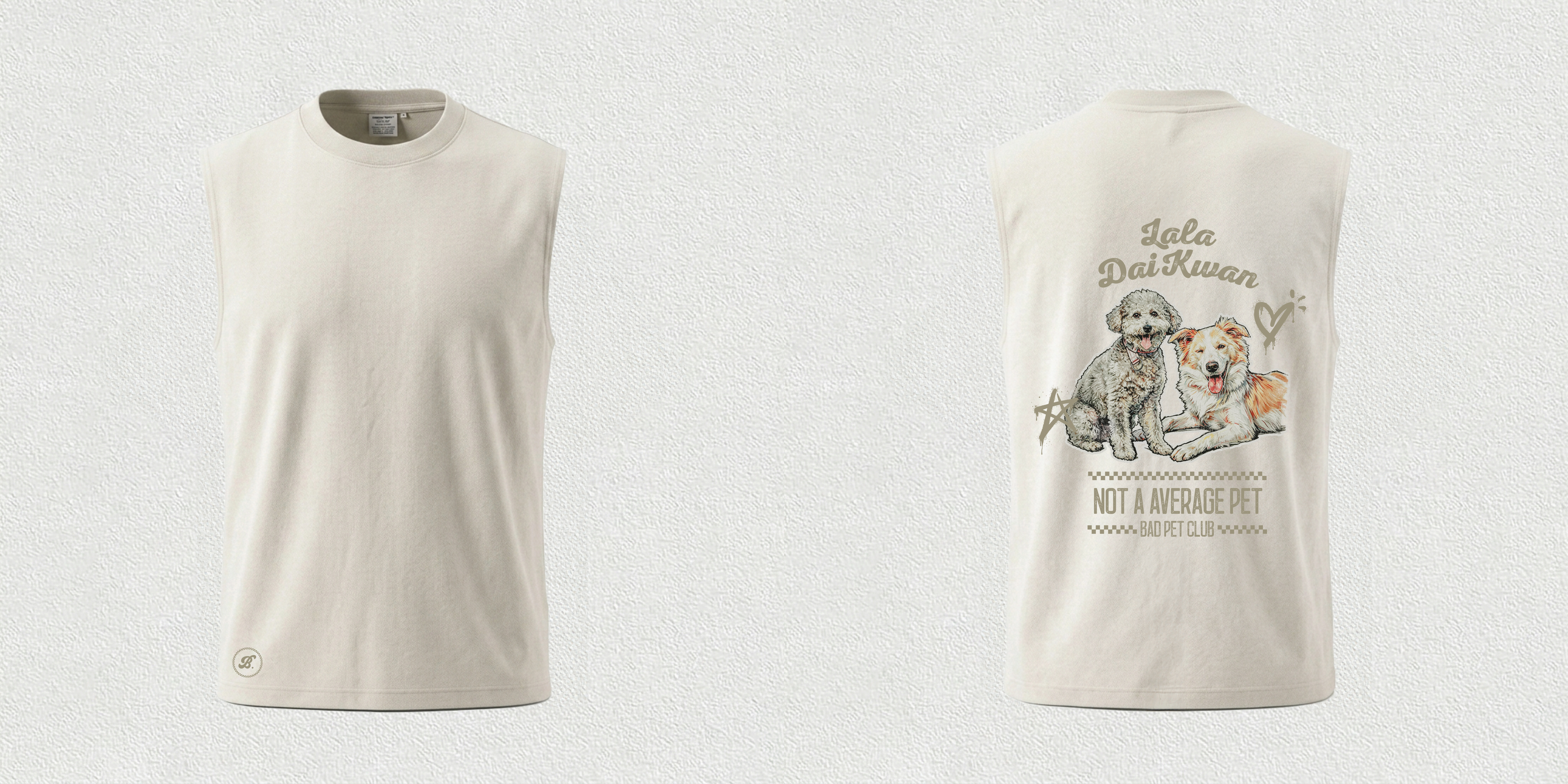【寵物客製】男裝 Sport Vest 運動背心