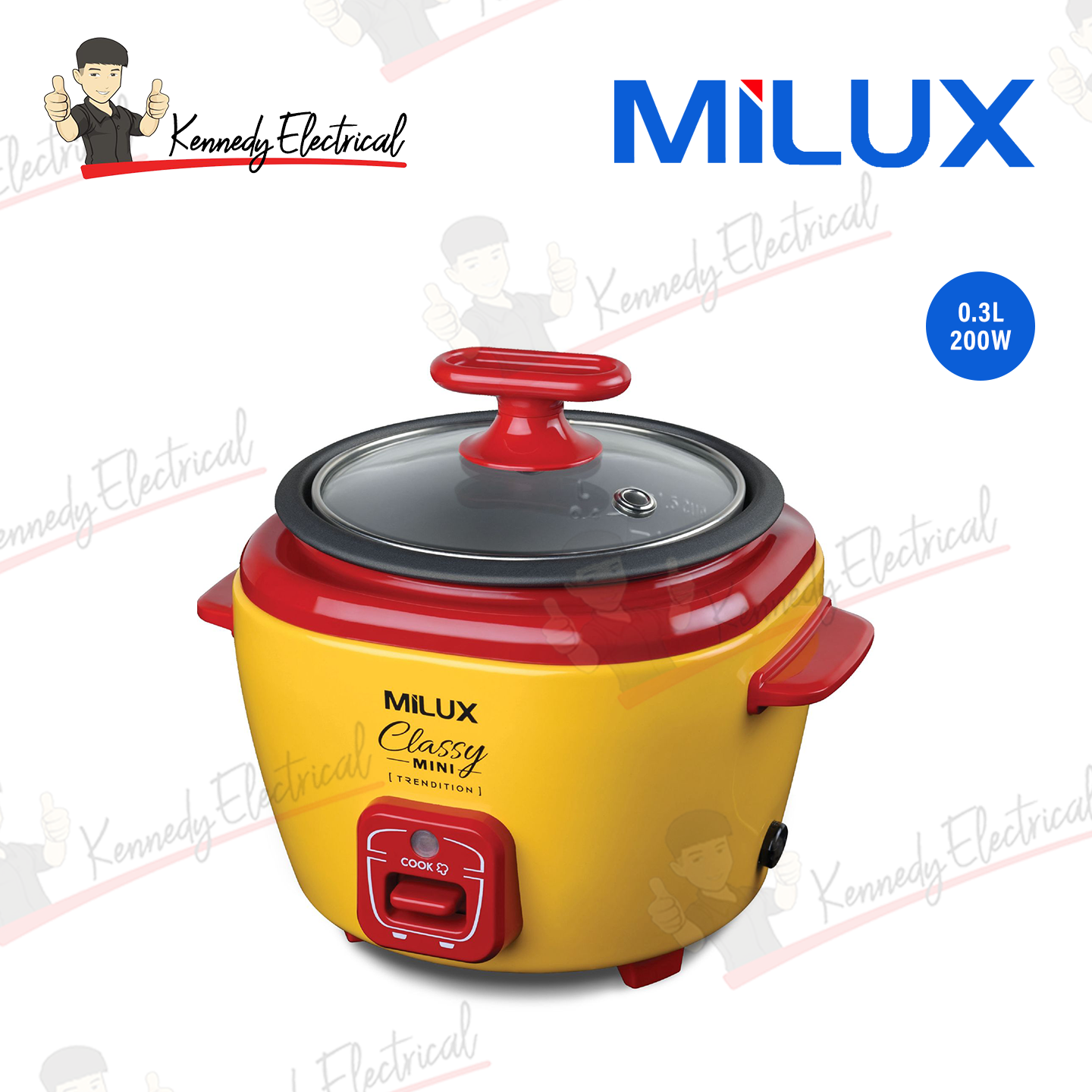 Milux 1.5L Classy Mini Rice Cooker (MRC-603)