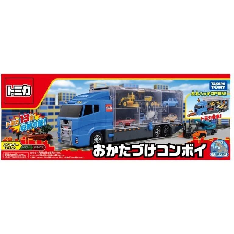 日本Takara Tomy Tomica 汽車運輸車 ( 可容納12架車仔 ) ( 不包車仔 ) Tomica World Lock Up Convoy