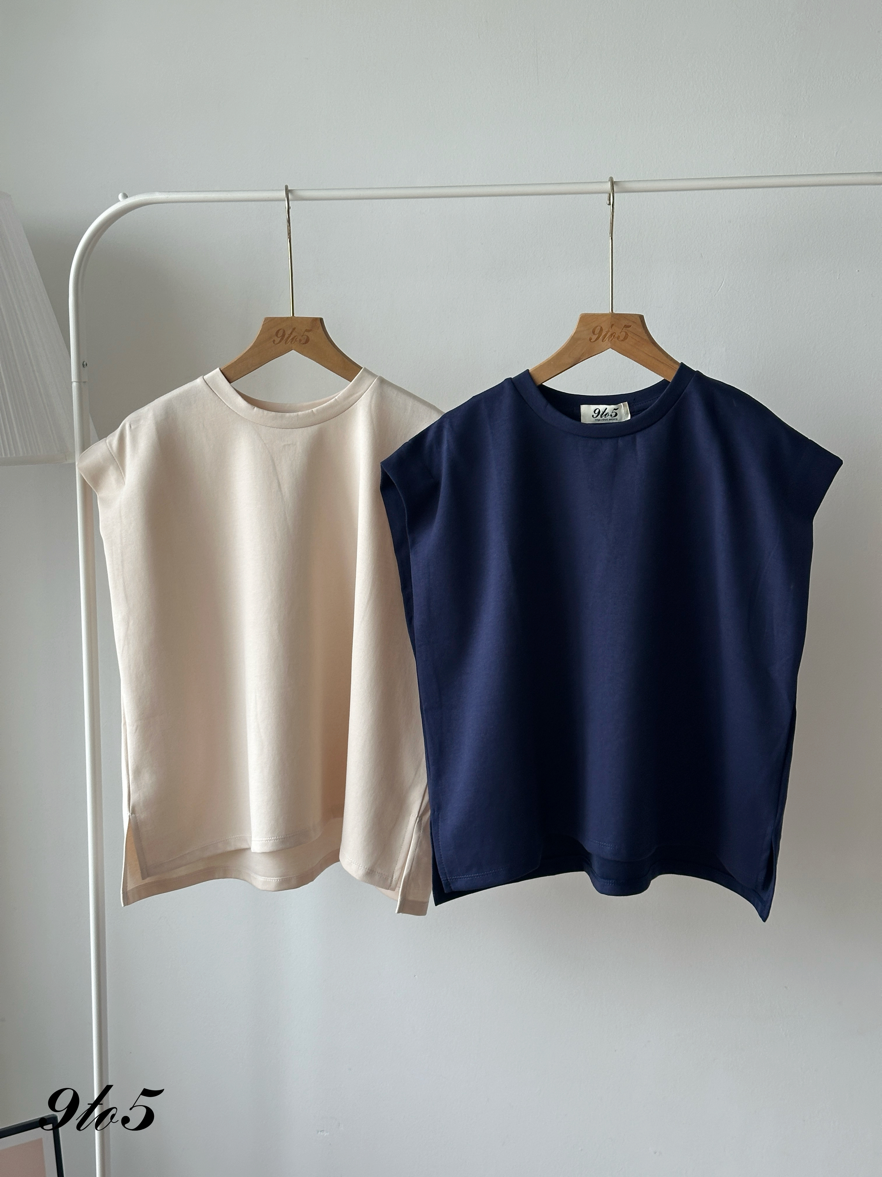 T4419 Cape Sleeve Oversized Plain Tee - 4 Colors 