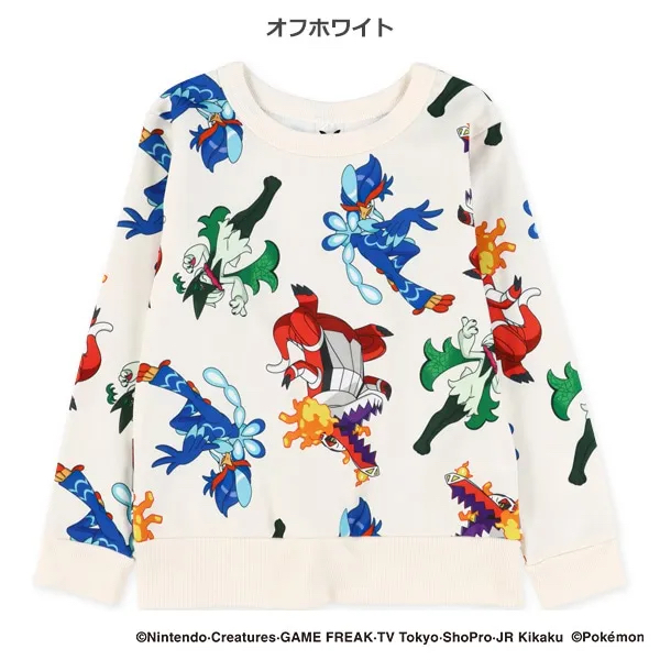 <🌟新品訂購🌟>比卡超噴墨圖案薄毛底衞衣[PKS65704]