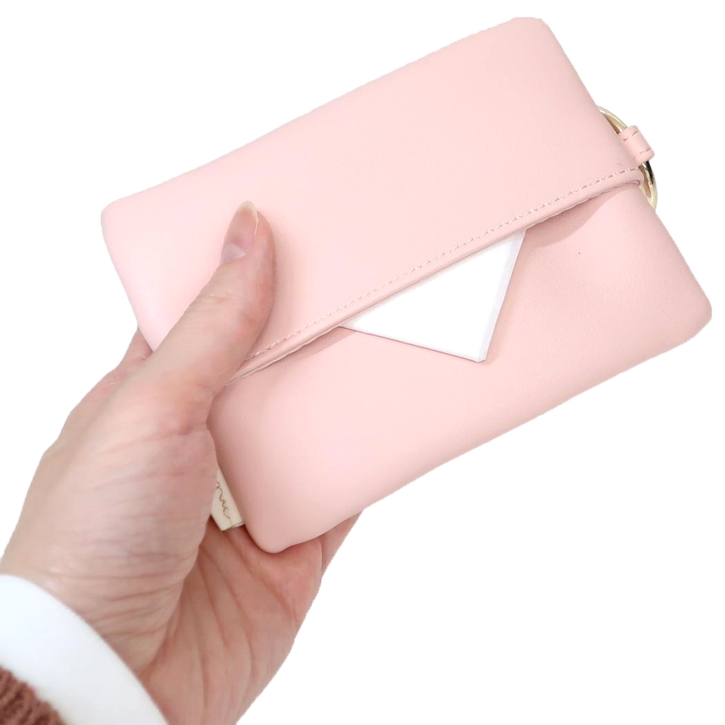 現貨｜日本 Q-LiA 狗狗 刺繡 網袋小袋 / 紙巾袋 (09564)