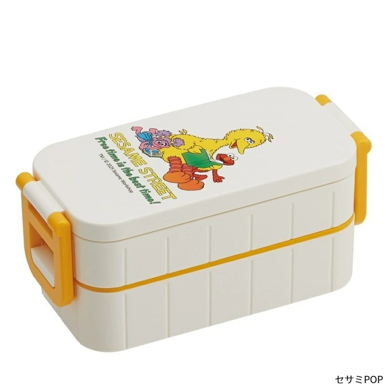 日本製 Skater 雙層餐盒 ，內附筷子｜角落生物・蠟筆小新・芝麻街