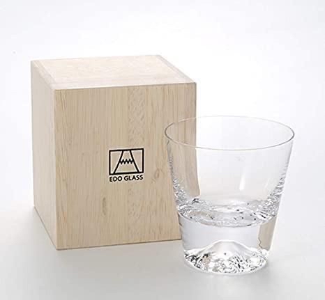 EDO GLASS 江戶硝子系列 富士山玻璃酒杯