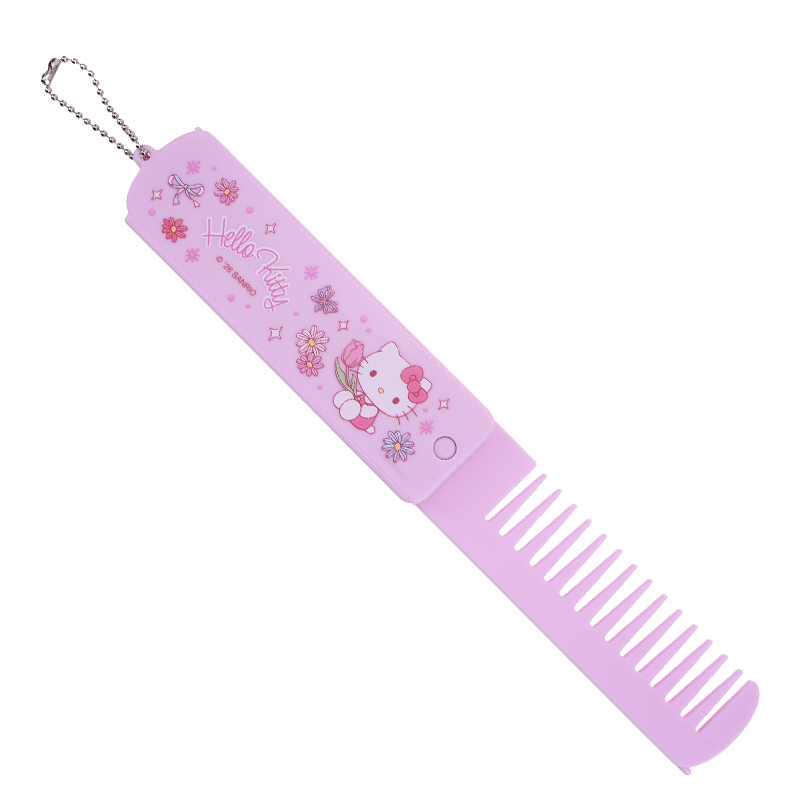 Hello Kitty Plastic Mirror & Comb Set 塑膠鏡梳套裝
