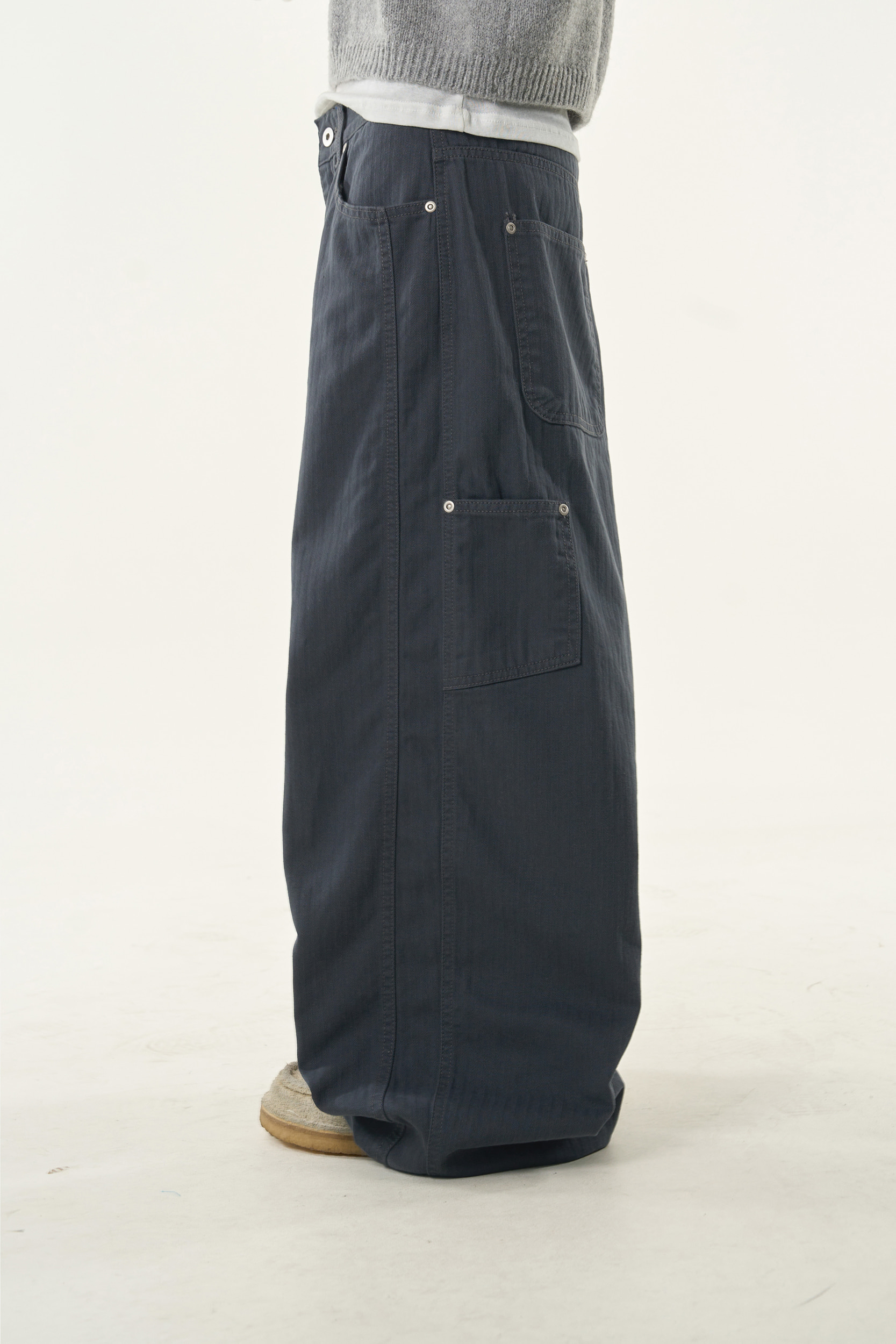 Pocket Wide Leg Cargo Pants