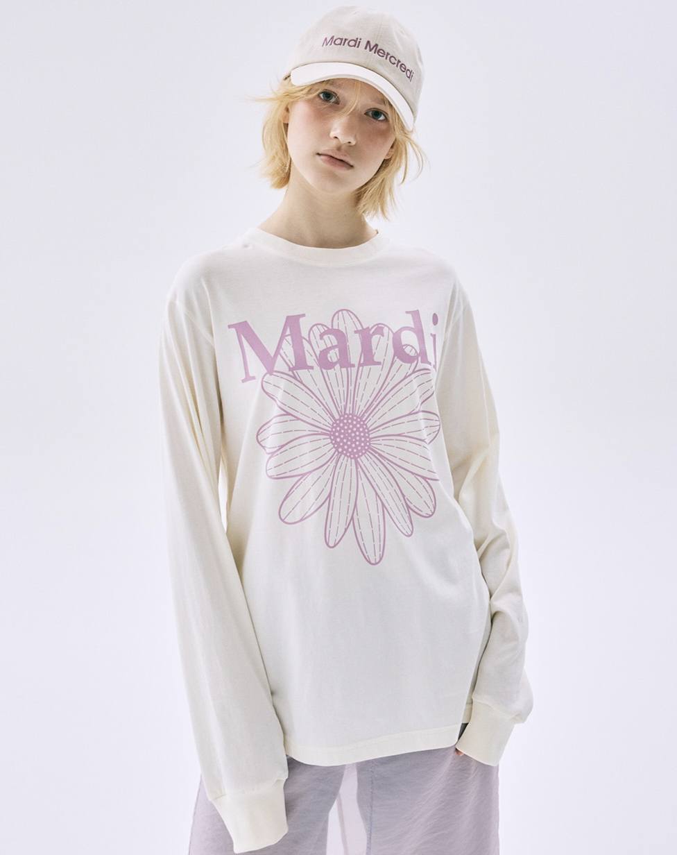 MD87 MARDI: Tshirt Long Sleeve Flowermardi