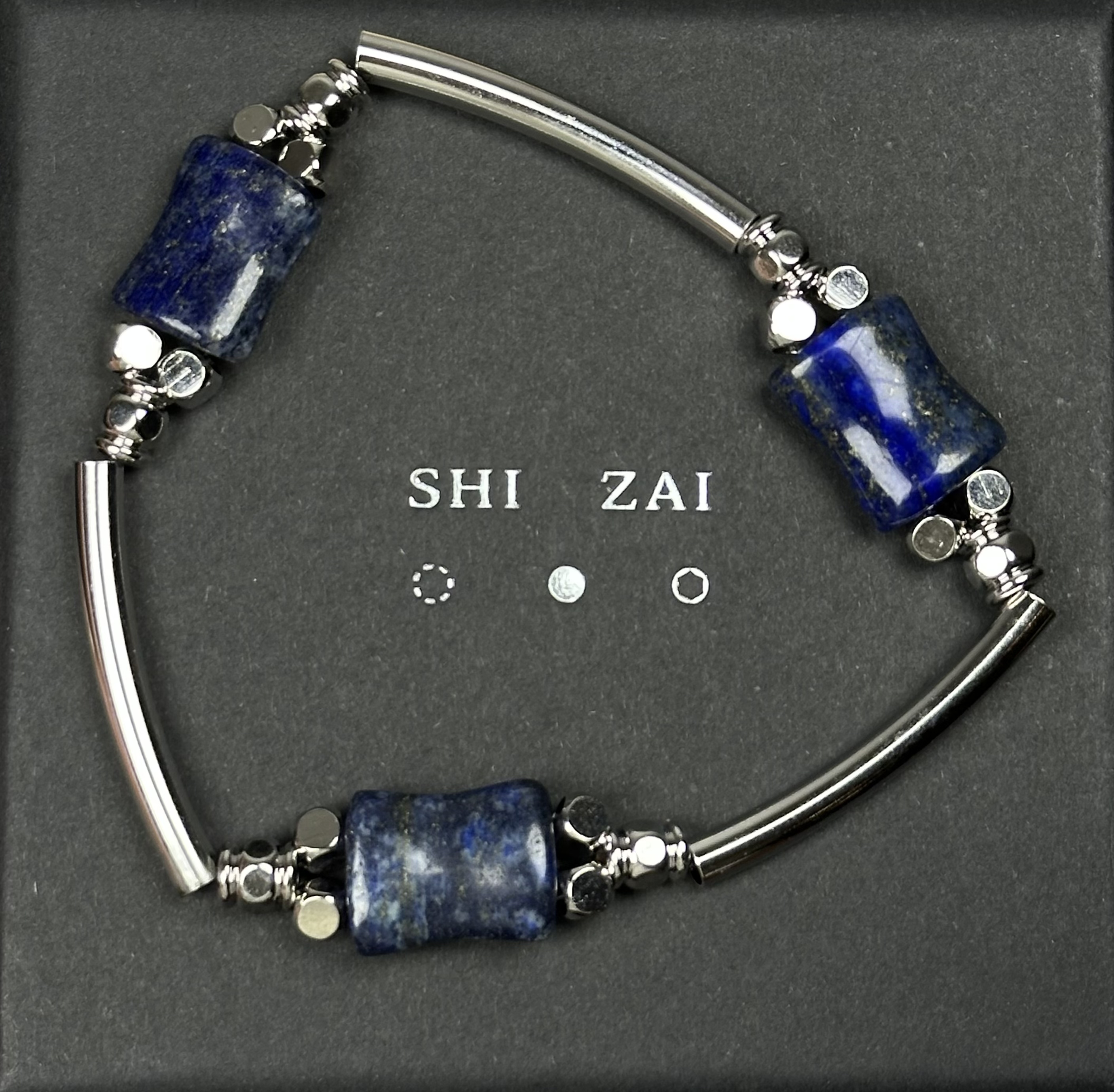 石栽設計手環 (青金石)