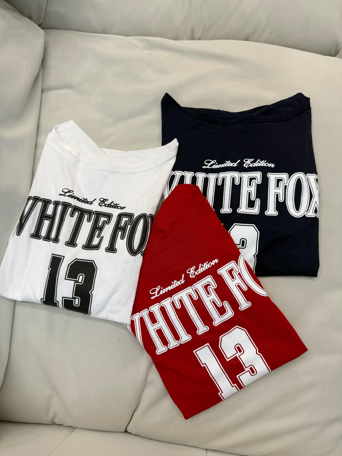 F09 單邊露膊英文字tee