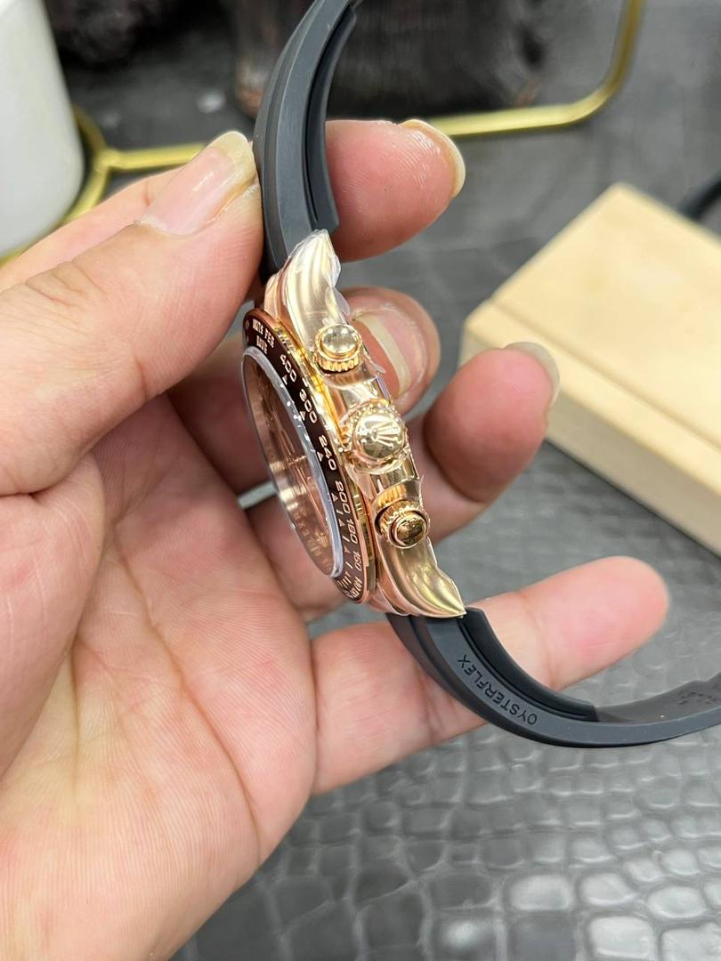 劳力士迪通拿系列/40mm玫瑰金钻面/搭载4131全自动机械计时码🌟