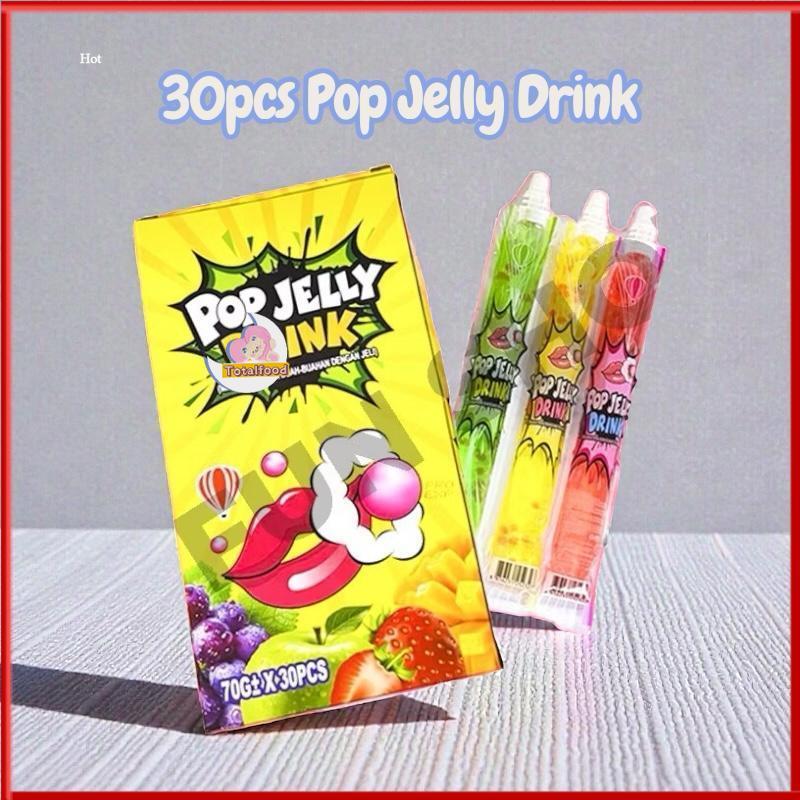 30pcs Baloon Brand Pop Jelly Drink minuman buah dengan jeli + popping boba