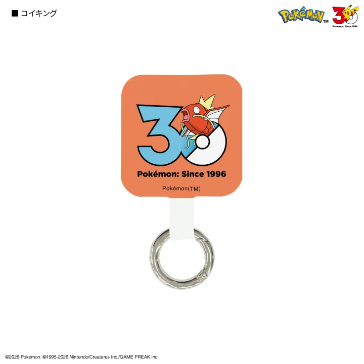 日本預訂📍日本Pokemon 30週年圖案電話掛片 2026年11月下旬到貨