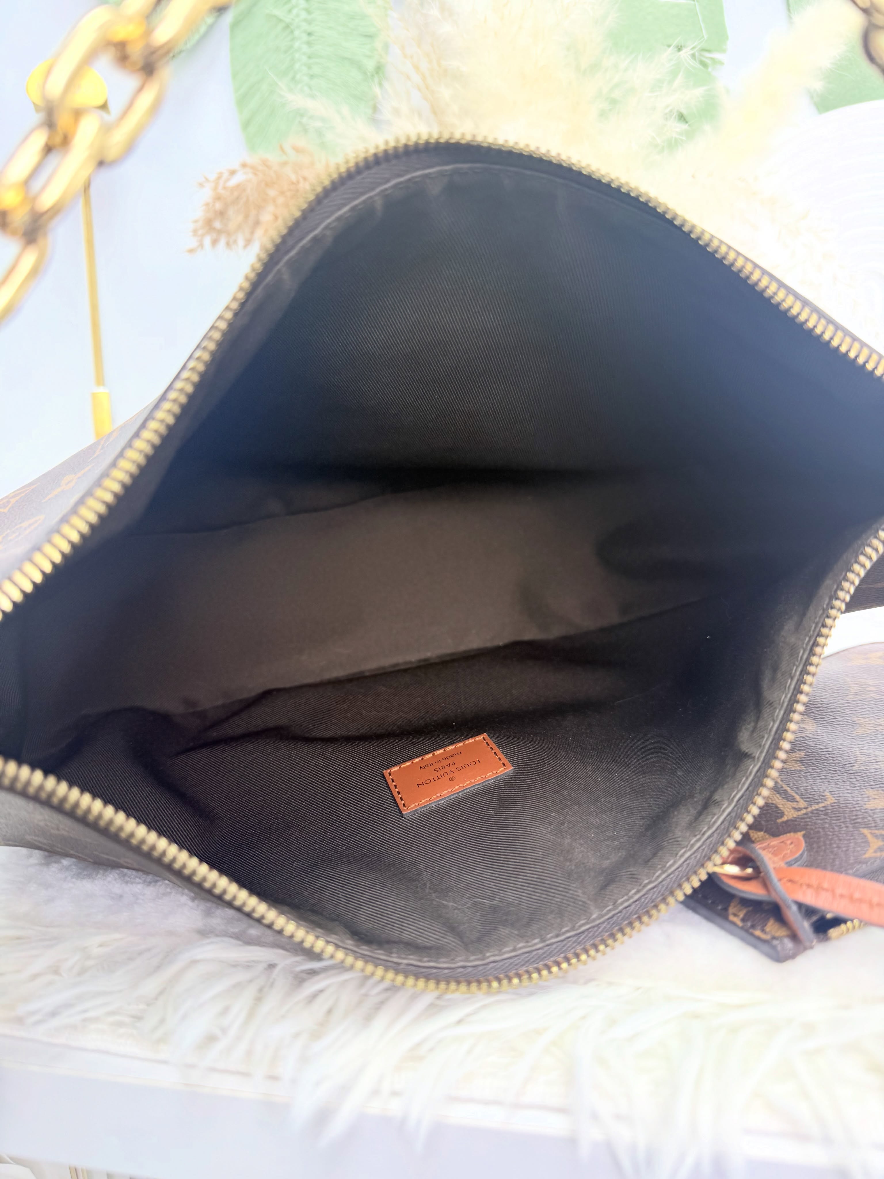 LV👜 PRE OWNED 🛍️🤎Loop Hobo大月亮包 有塵袋 晶片款🌙