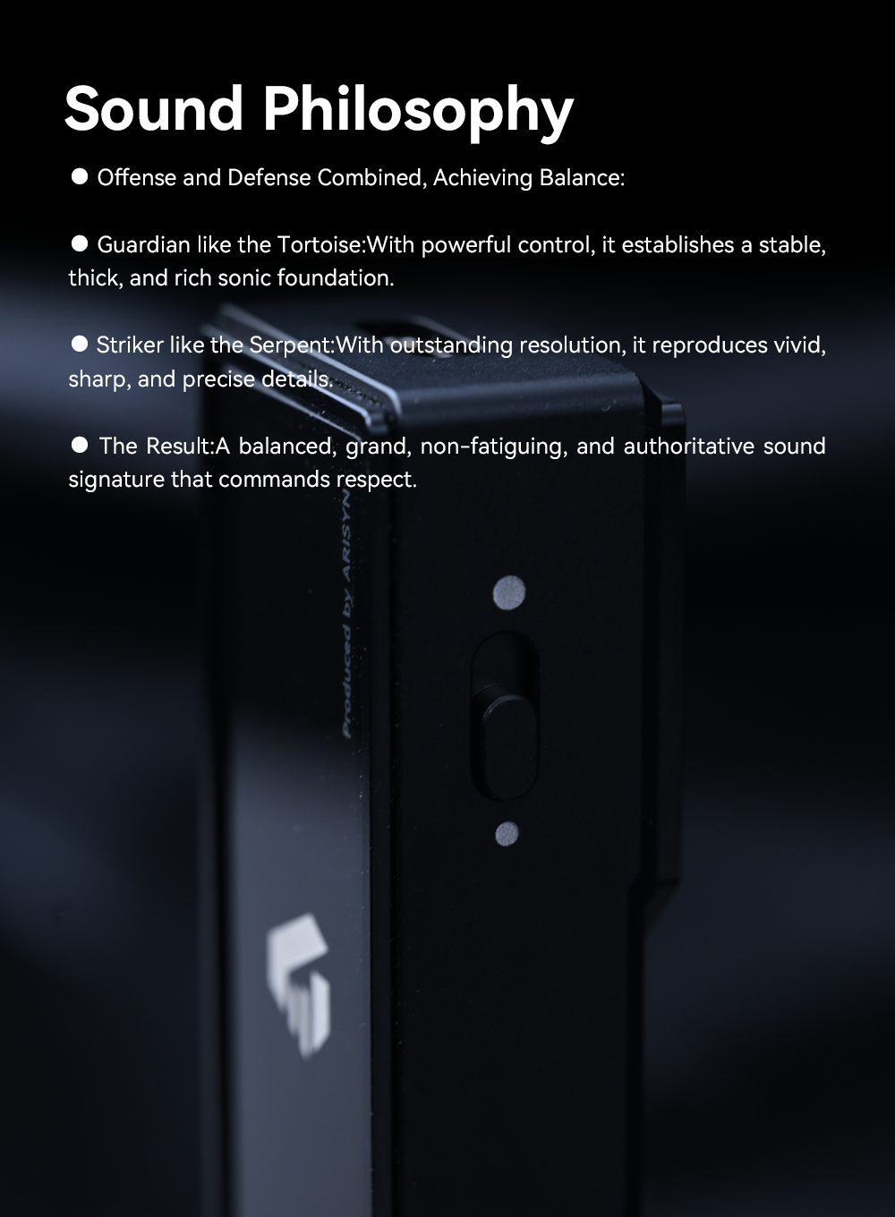 ARISYN ~ 玄武 (3.5 + 4.4mm解碼耳放)