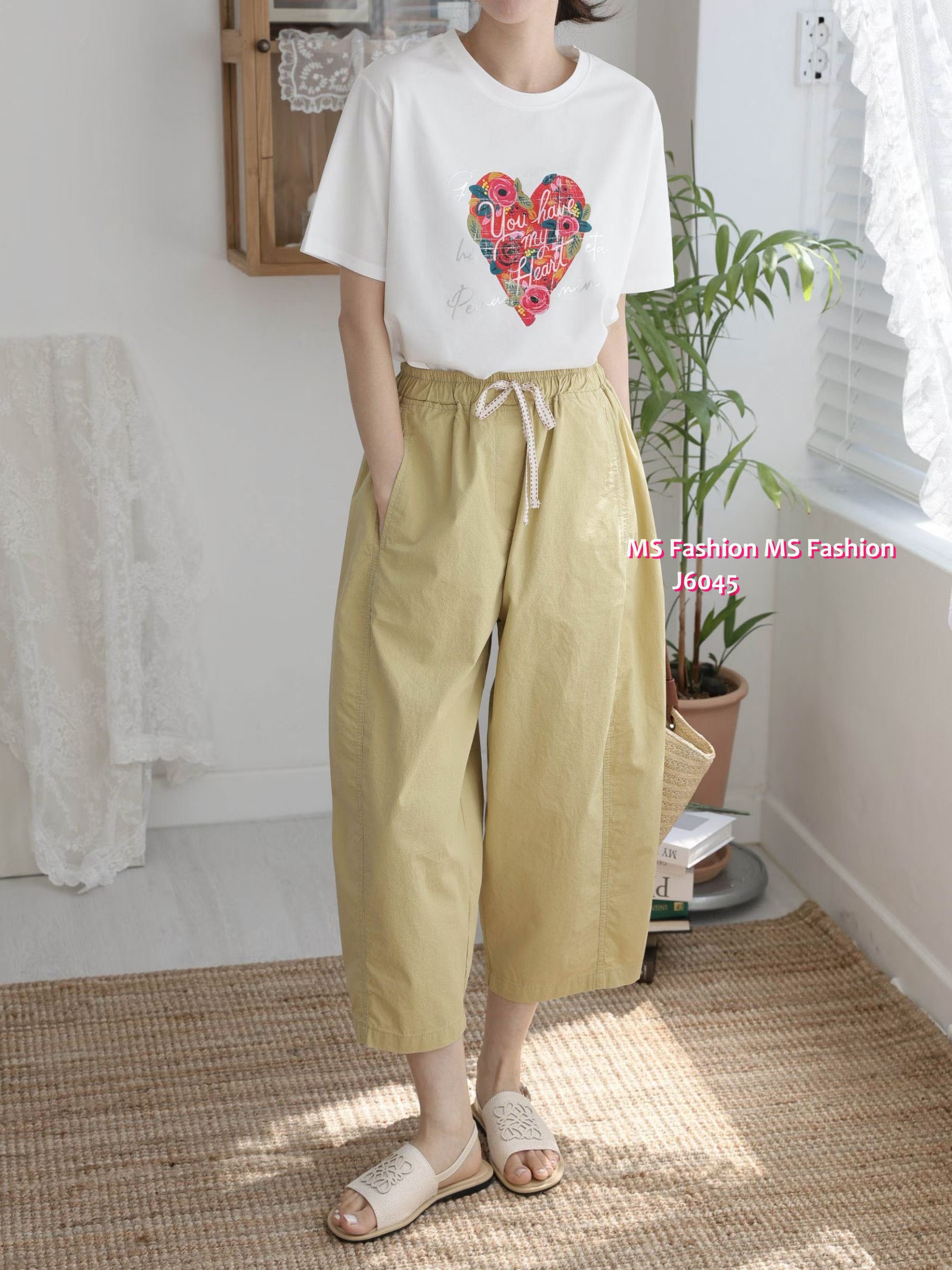 J6045 韓國🇰🇷型格舒適休閒褲