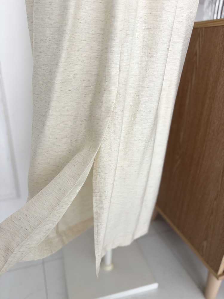Effortless Wrap Dress (Oat)