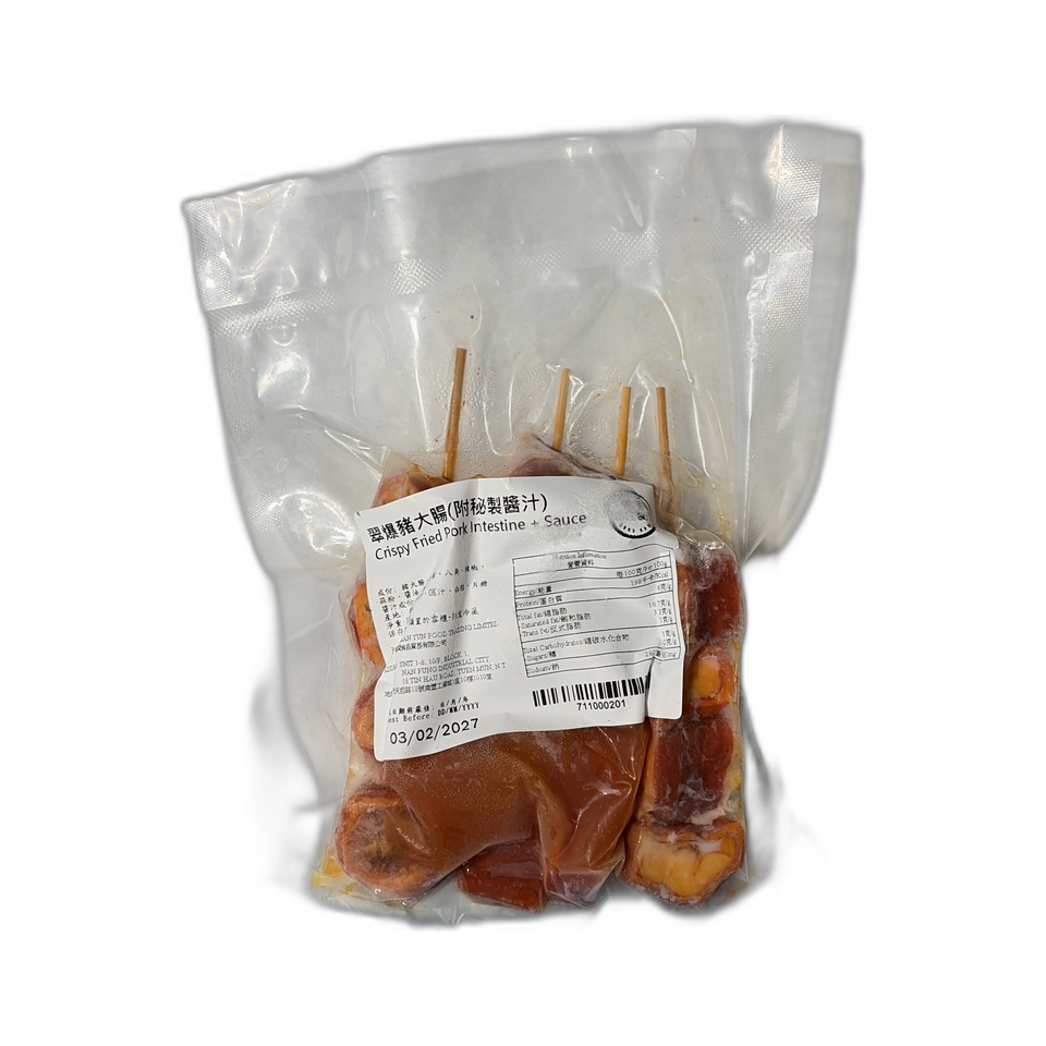 香港製造翠爆豬大腸(附秘製醬汁) 180g