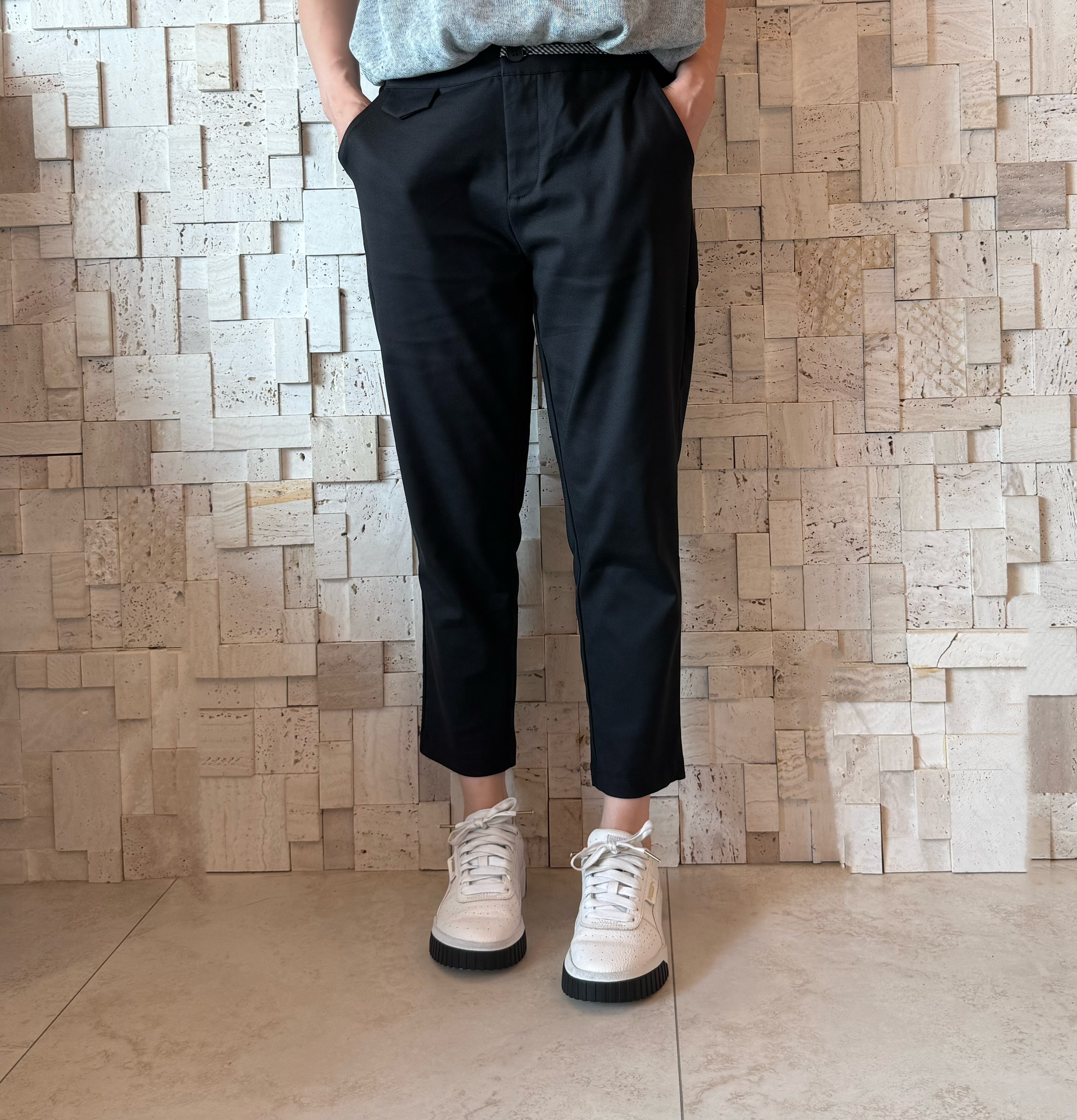 B00565 彈性吊腳西褲