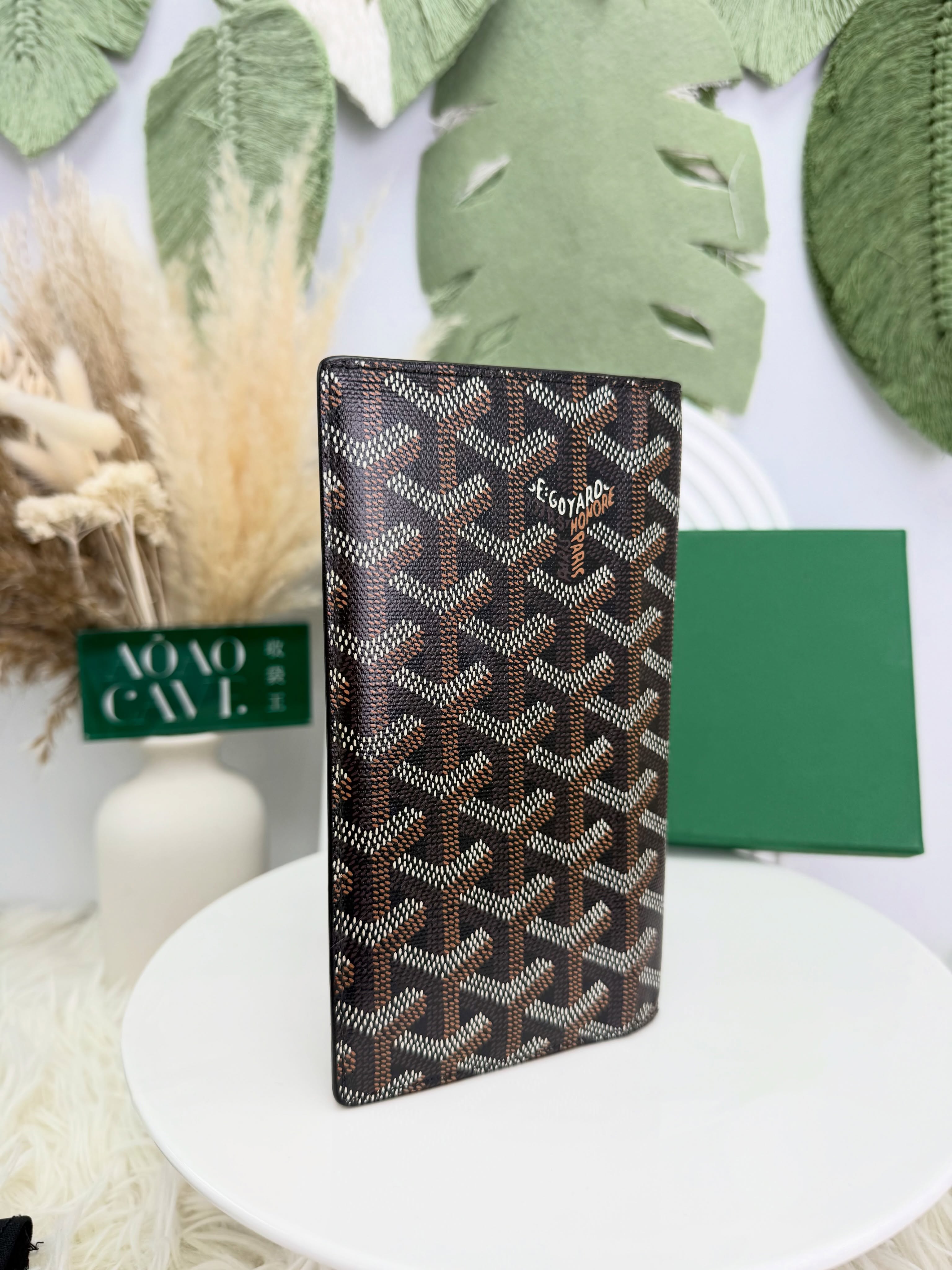Goyard👜PRE OWNED🛍️ 黑色老花長銀包🖤有盒
