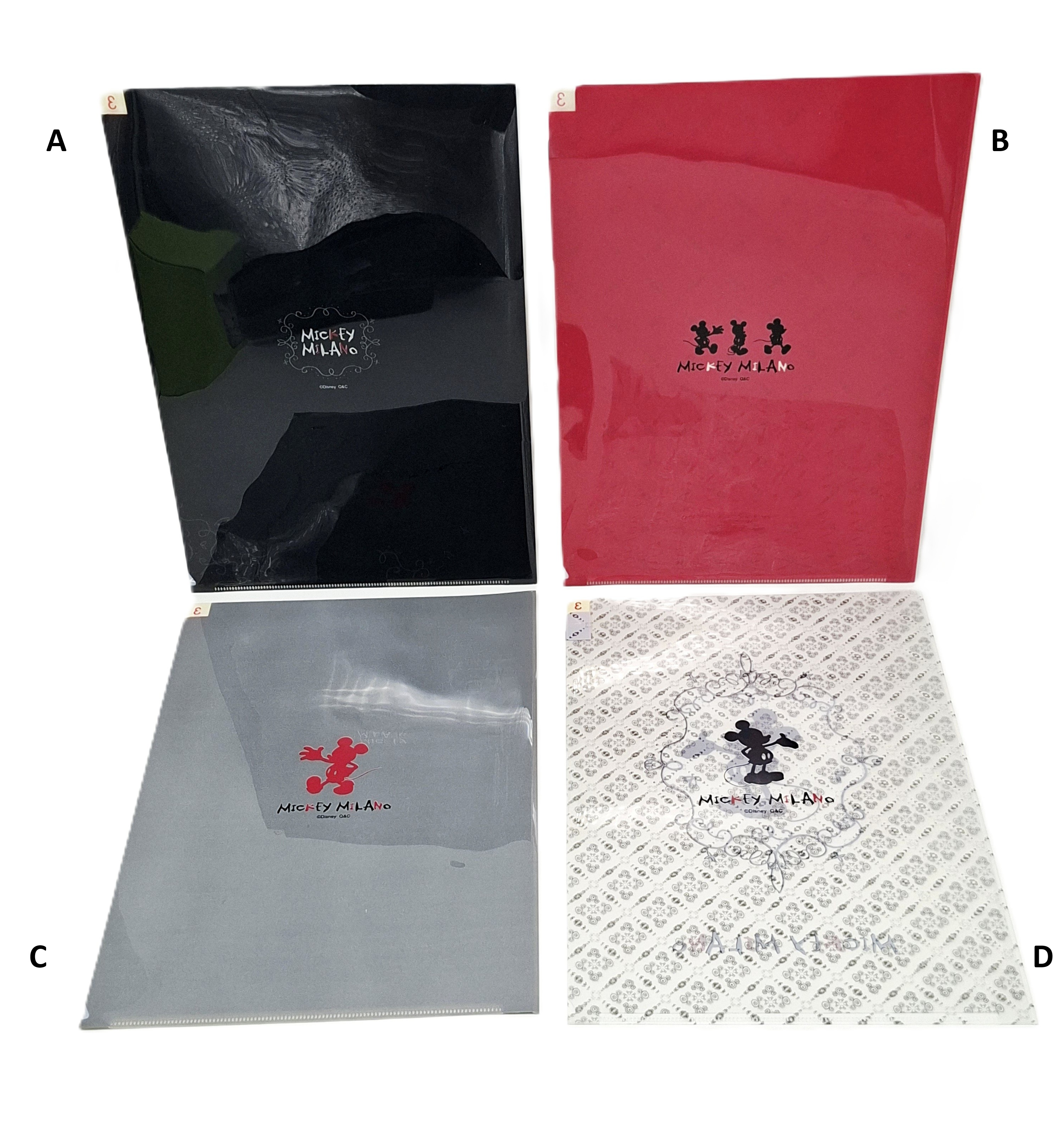 3入L型文件夾 Mickey Mouse  (DPAF-107)