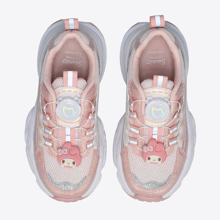 🇰🇷預訂 韓國直送🇰🇷Sanrio兩色人物裝飾撥盤式閃粉波鞋