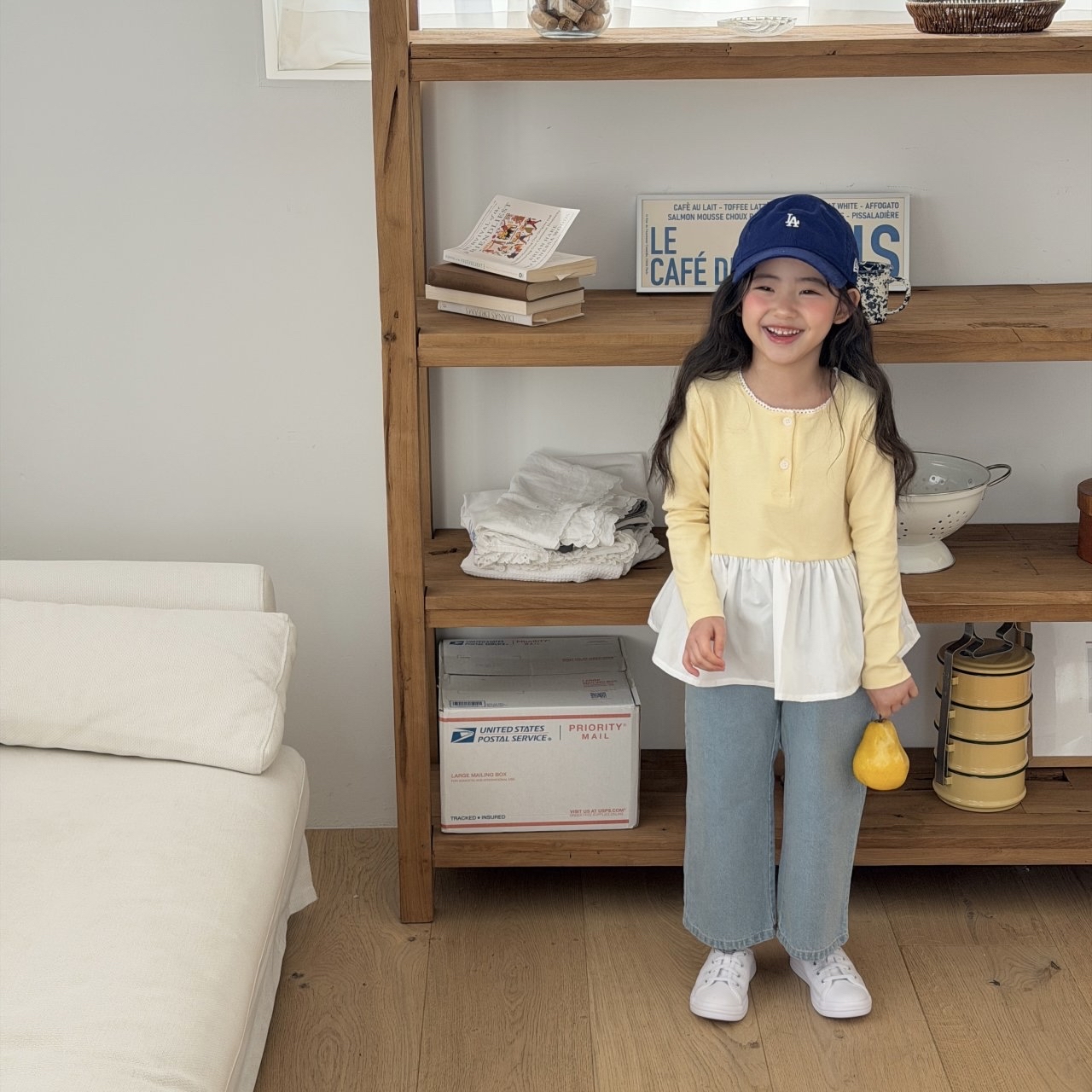 Ninibello | 春季薄Tee (Red/Yellow M100-110)