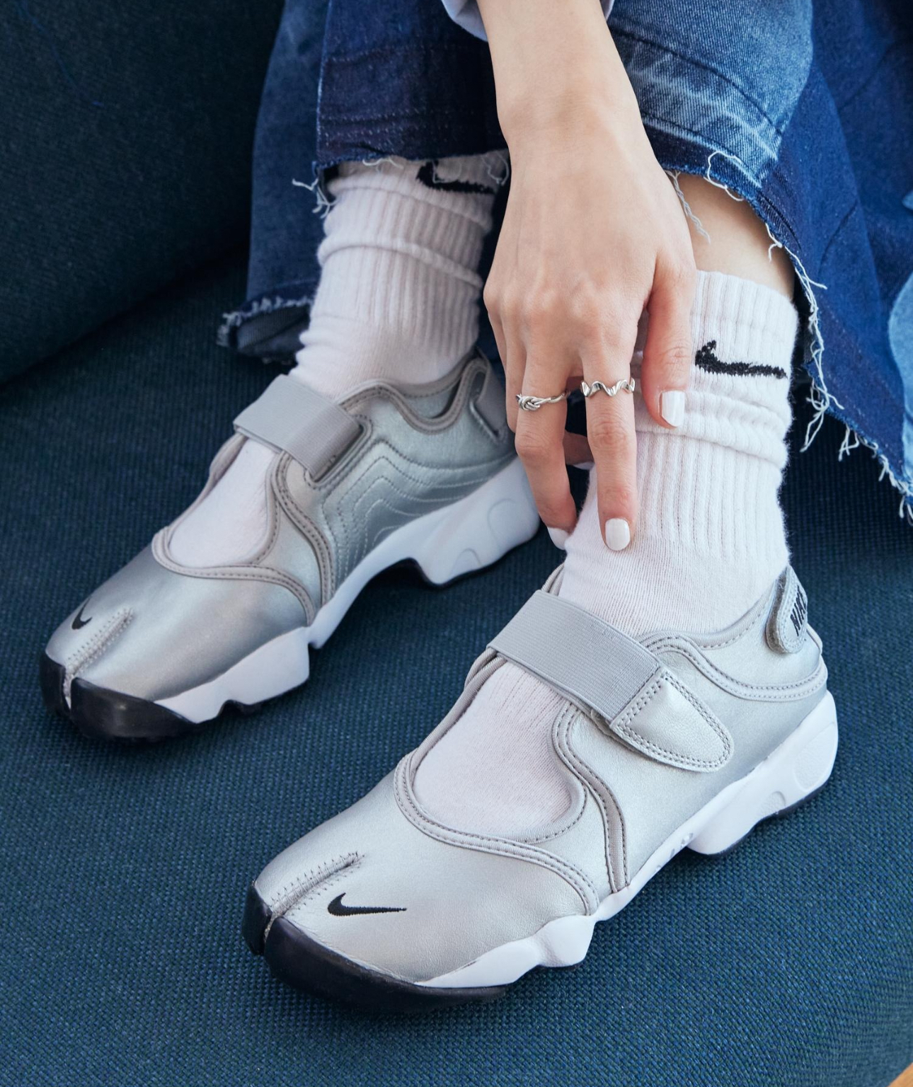 Nike銀色忍者鞋 （走鞋盒)