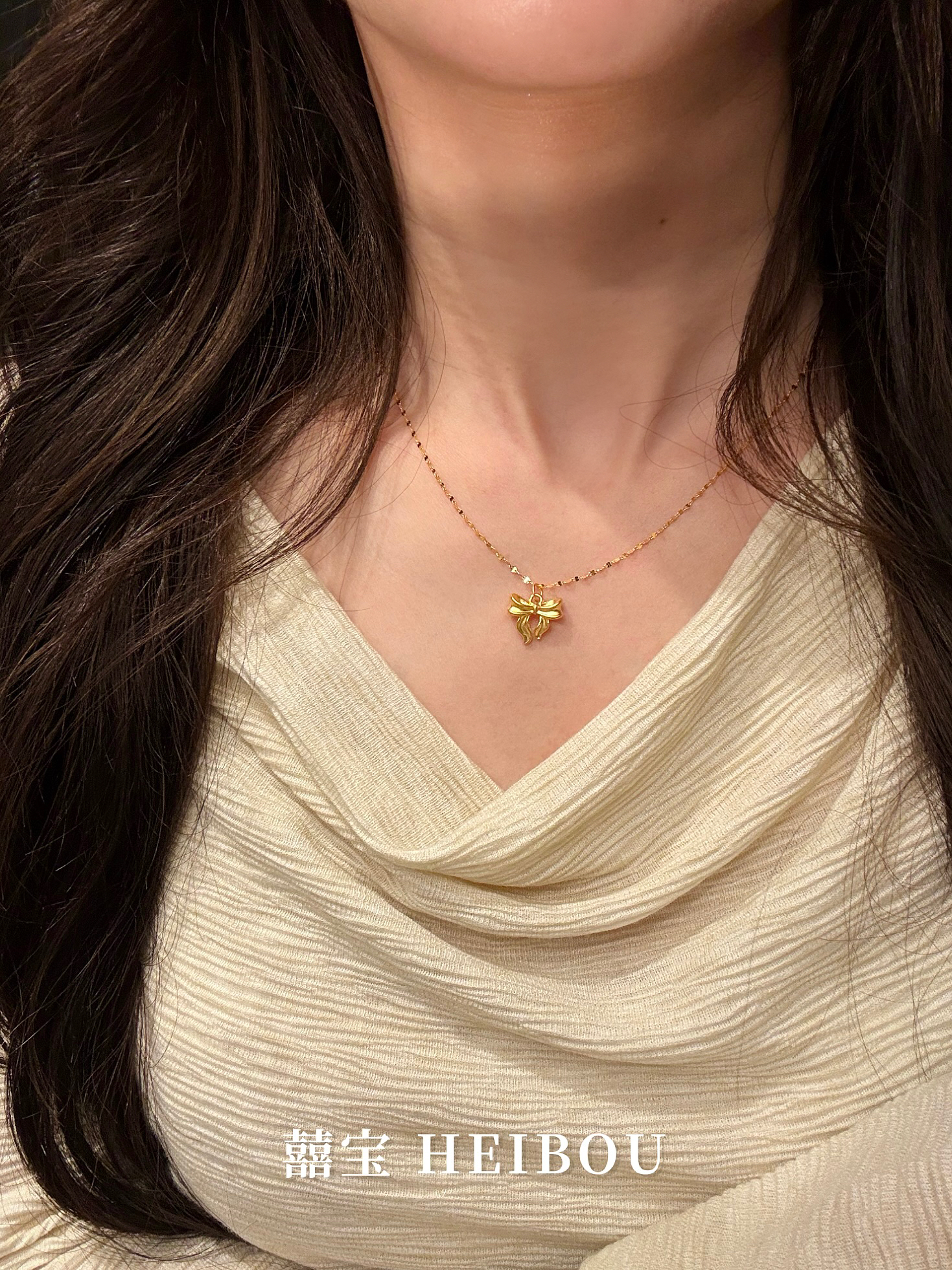 【无氢款】蝴蝶结-吊坠