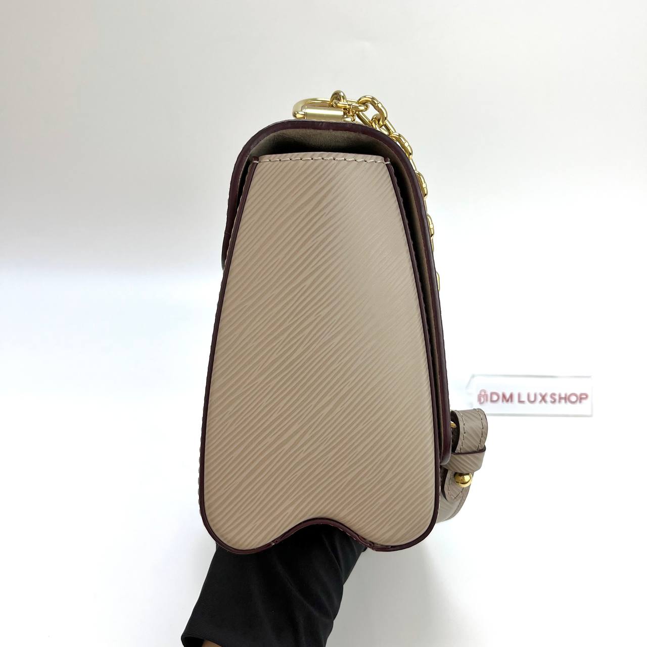 LV Grey Epi Twist MM GHW