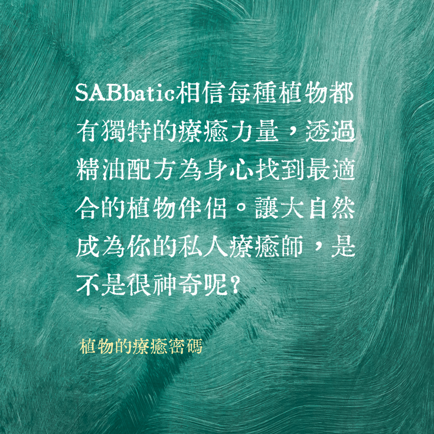 舒緩配方精油 | 訂製版項目