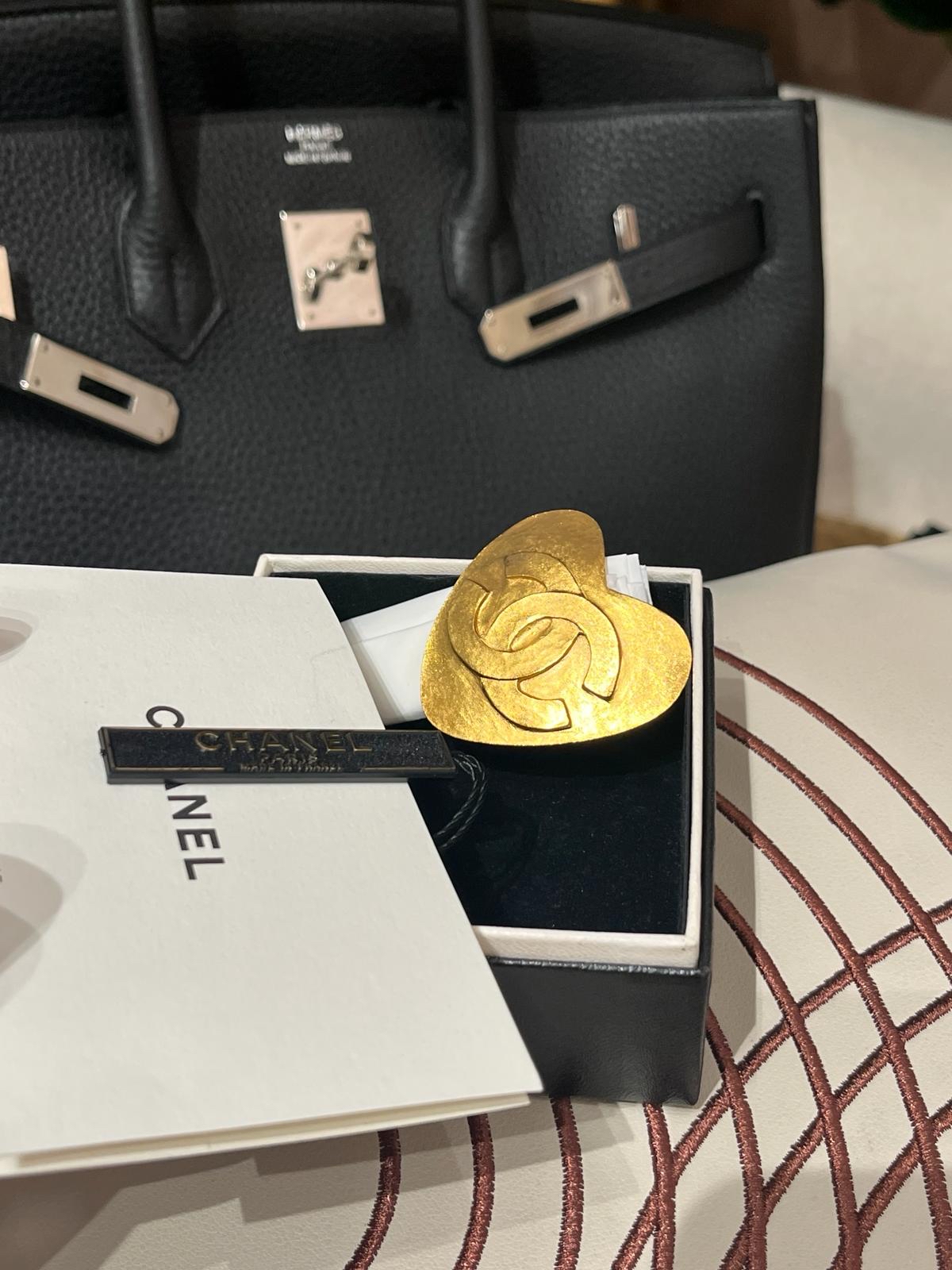 未使用品 Chanel BROOCH CC 心形胸針95P 限量絕版罕有 100%Authentic,Unused ✅Tag✅box