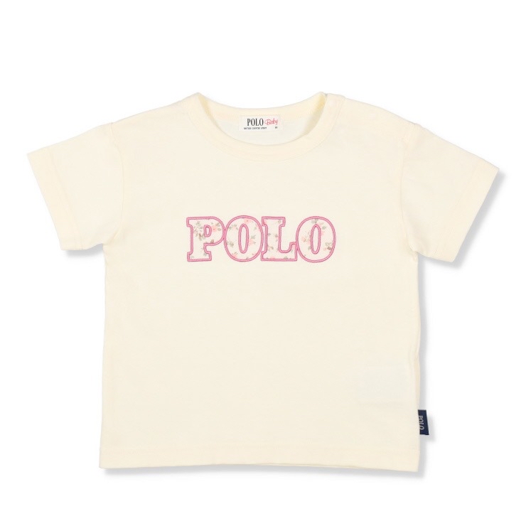 🇯🇵限量預訂 日本直送🇯🇵Polo Baby親子款碎花標誌刺繡貼花短袖T恤