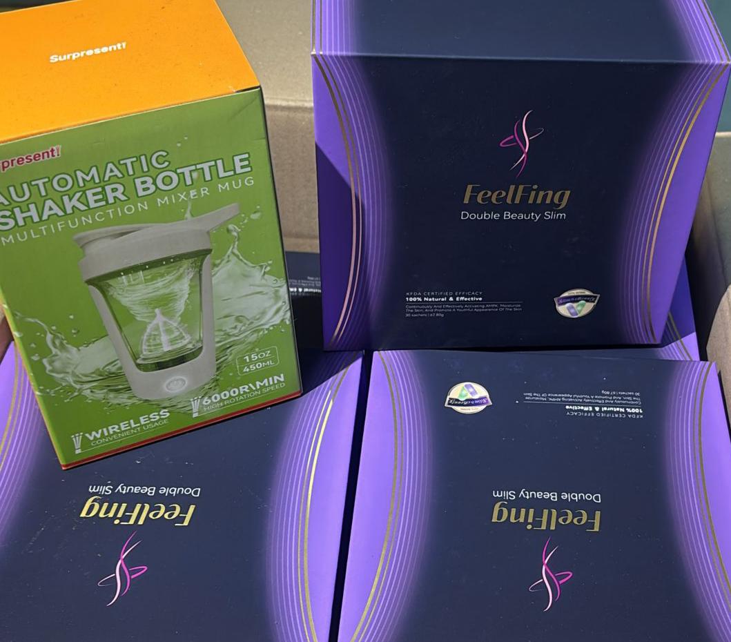 💯 FeelFing天然2+2溶脂燃脂美肌塑形纖體丸 ✅ 送Surpresent 無線電動攪拌杯一個 ✅