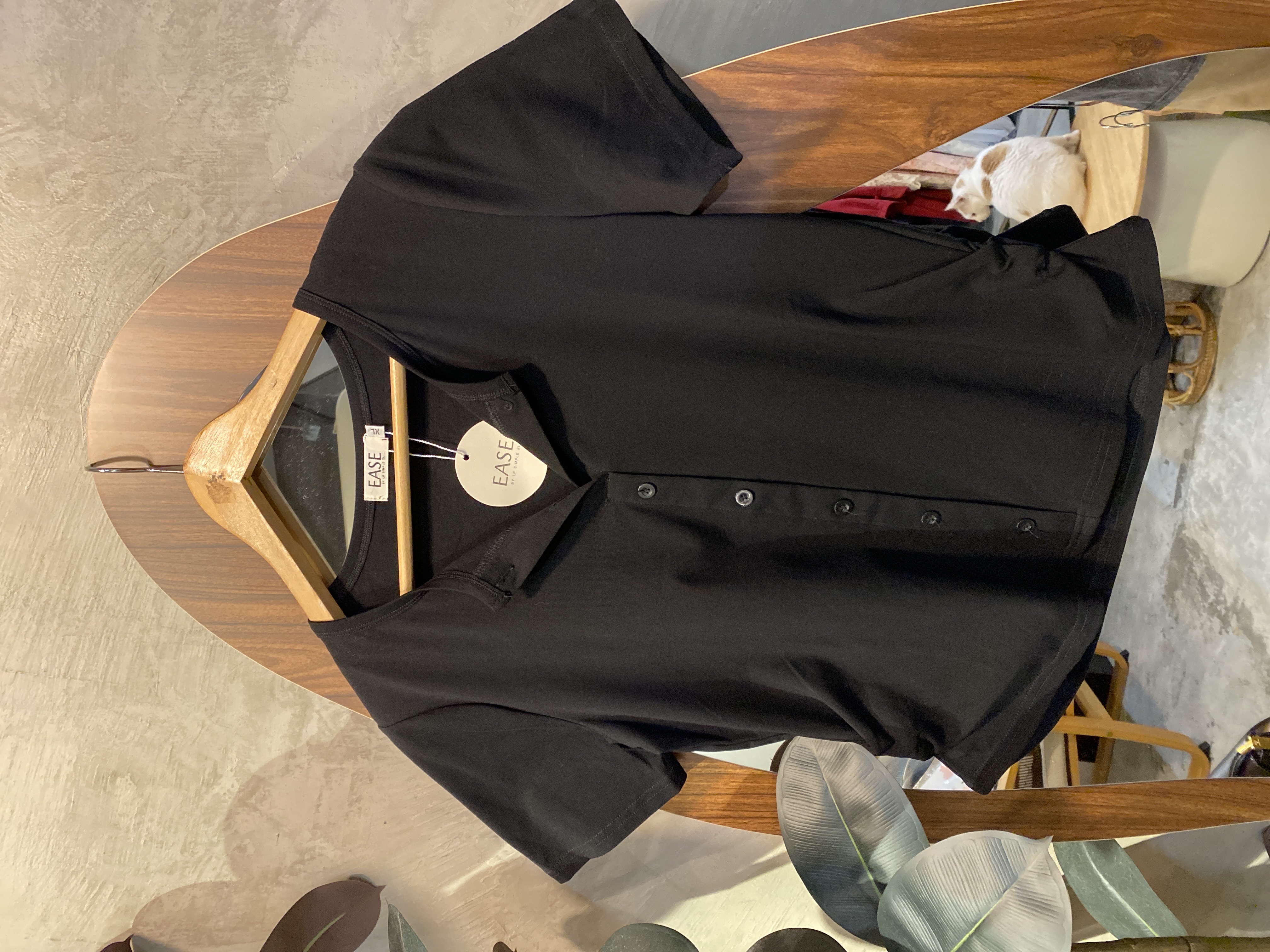 ✨4621号-性感排扣修身收腰上衣