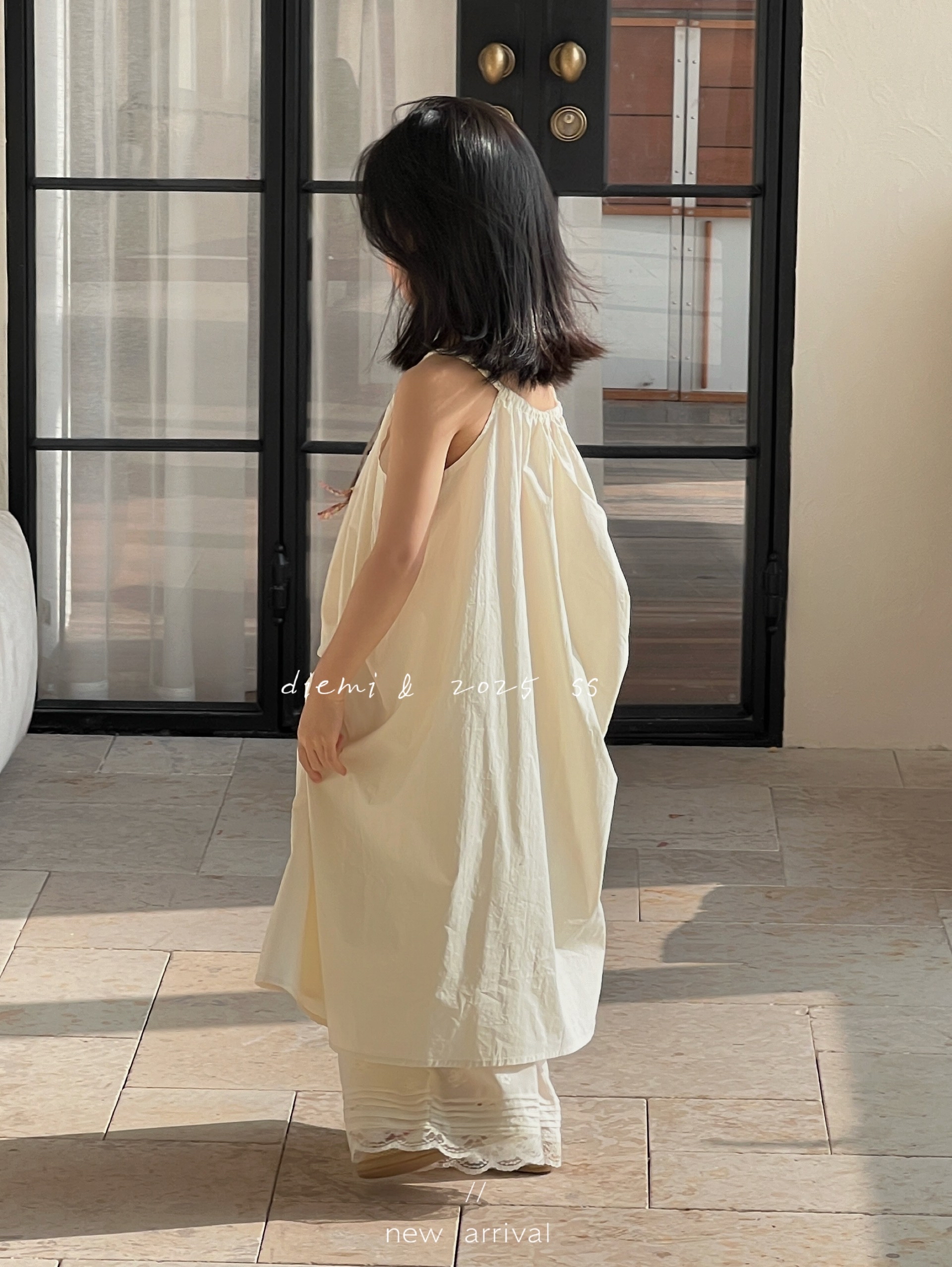 DM Ulzzang Raven Khaki Lace Set Wear