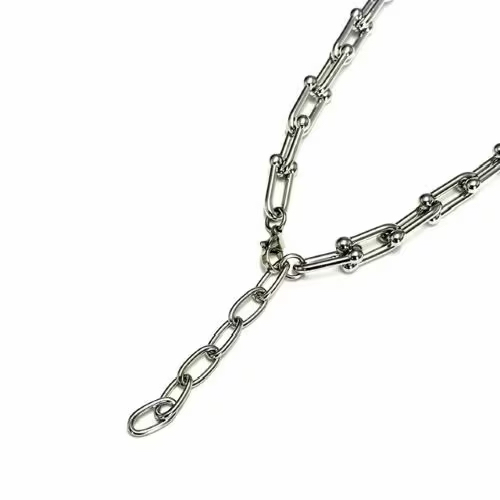 Mollive STAINLESS STEEL LINK NECKLACE Pre Order~