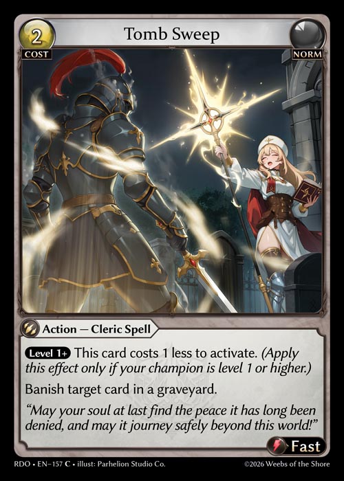 Tomb Sweep / RDO-157 (C)