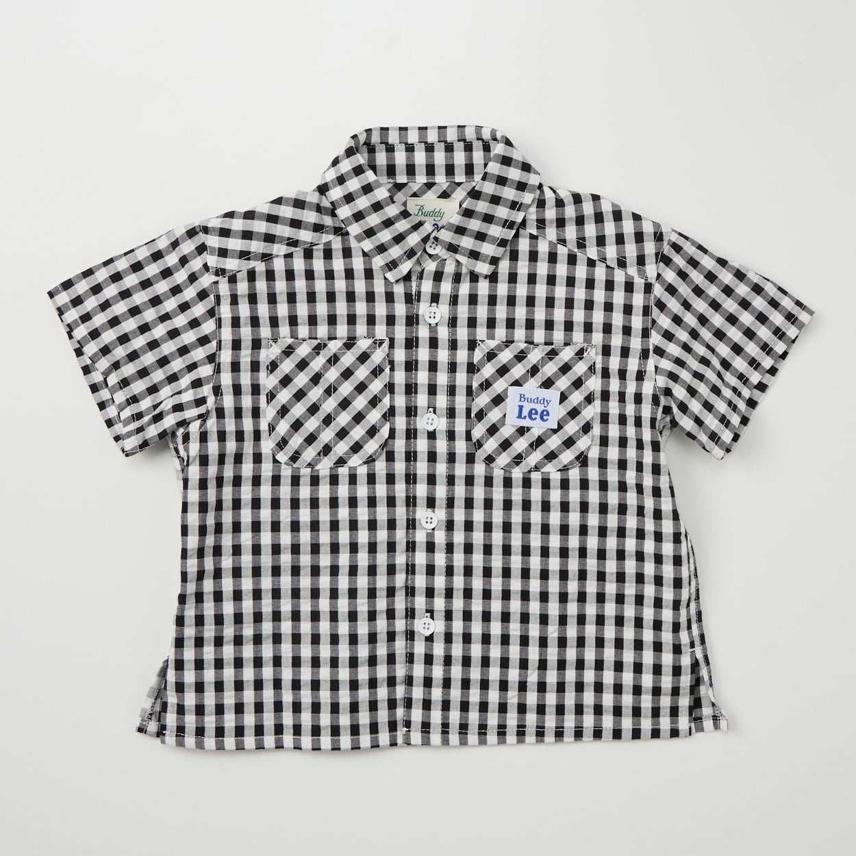 🇯🇵預訂 日本直送🇯🇵Buddy Lee 兩色標籤口袋格紋短袖恤衫