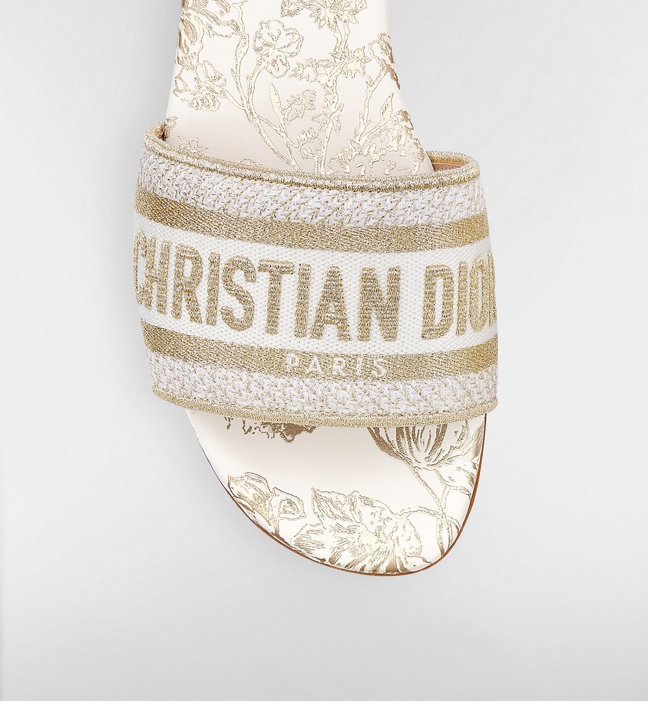 限時優惠🥨 新款🆕訂貨📮Dior 金線刺繡DWAY slide Size 34/35/35.5/36/37/37.5/38.5/39/40/41.5/42