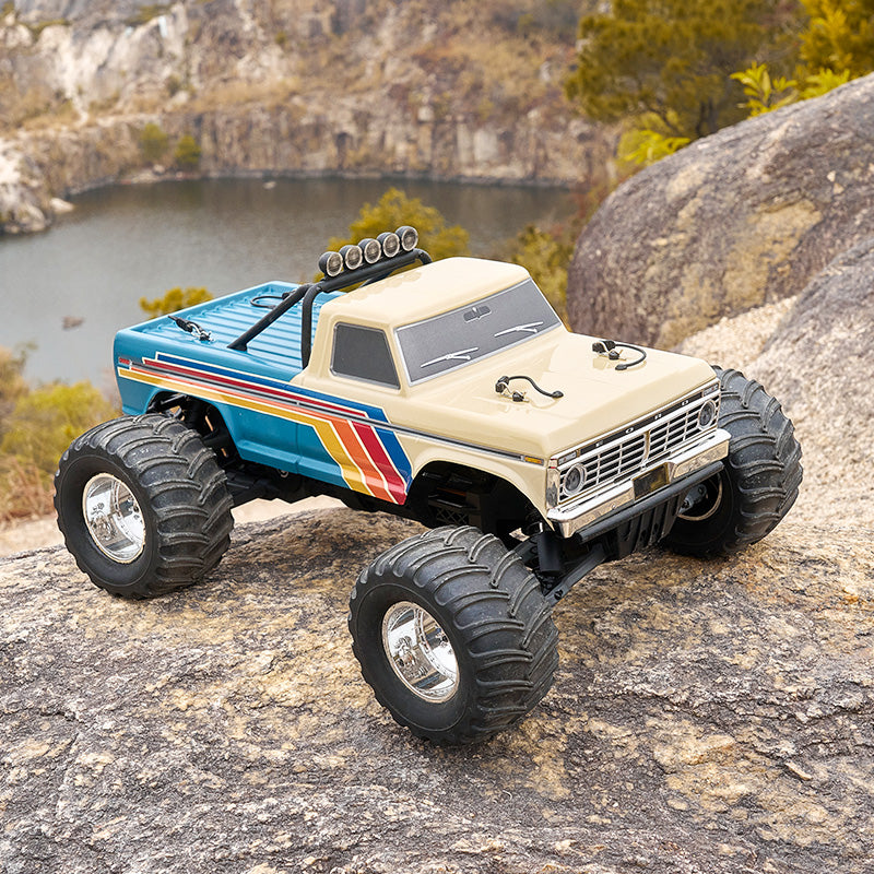 全新 FMS 1/10 Ford F100 Monster Truck | 無刷大腳車 | 2WD 後驅 | 福特授權 | 無刷 | 藍色